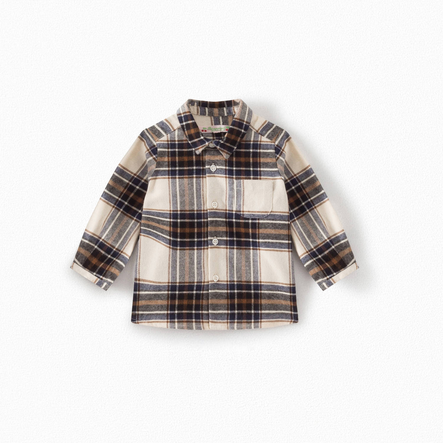 Chemise en twill émerisé bébé - Bonpoint vintage