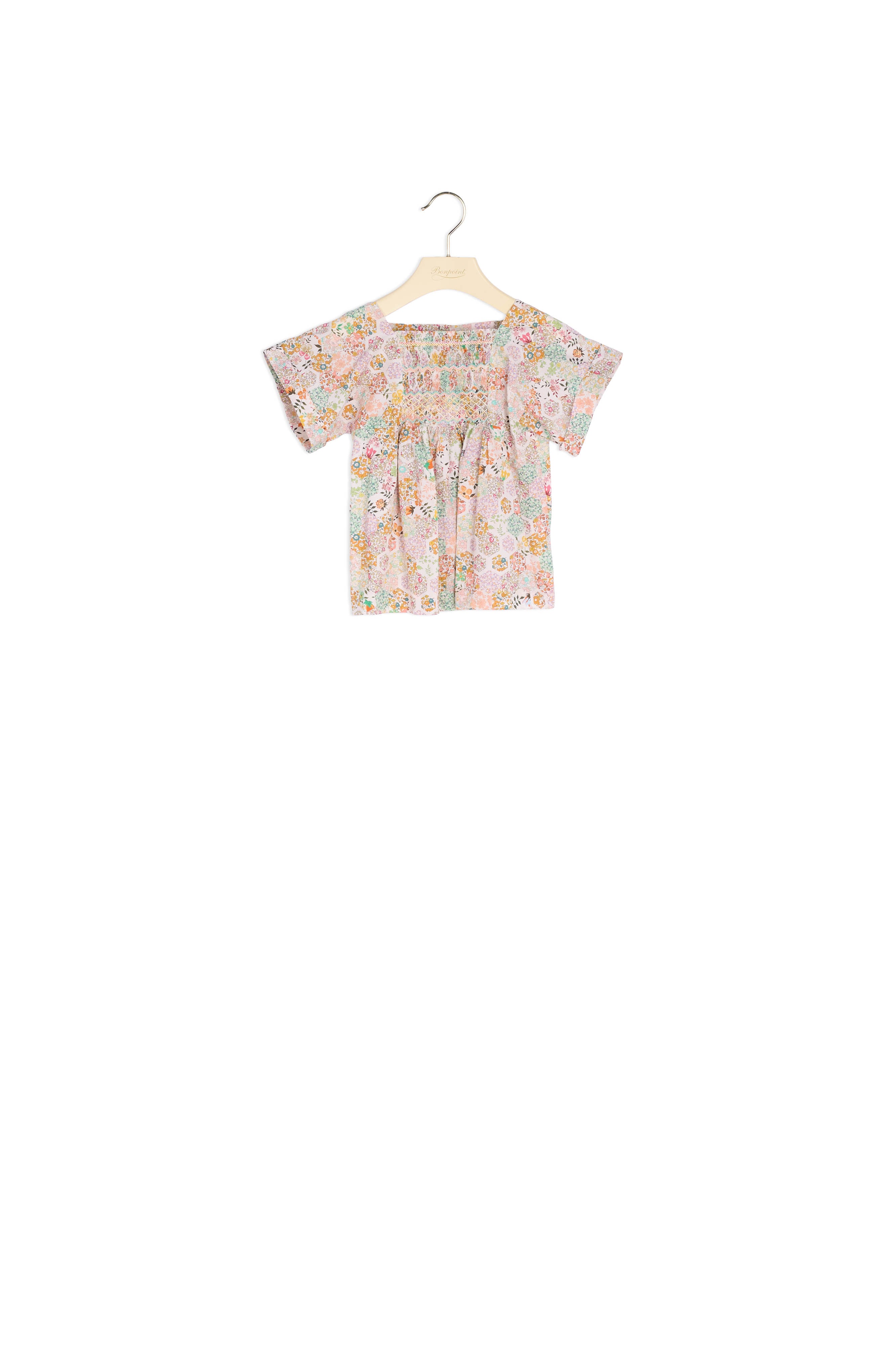 Blouse Pays à motif Liberty - Bonpoint vintage