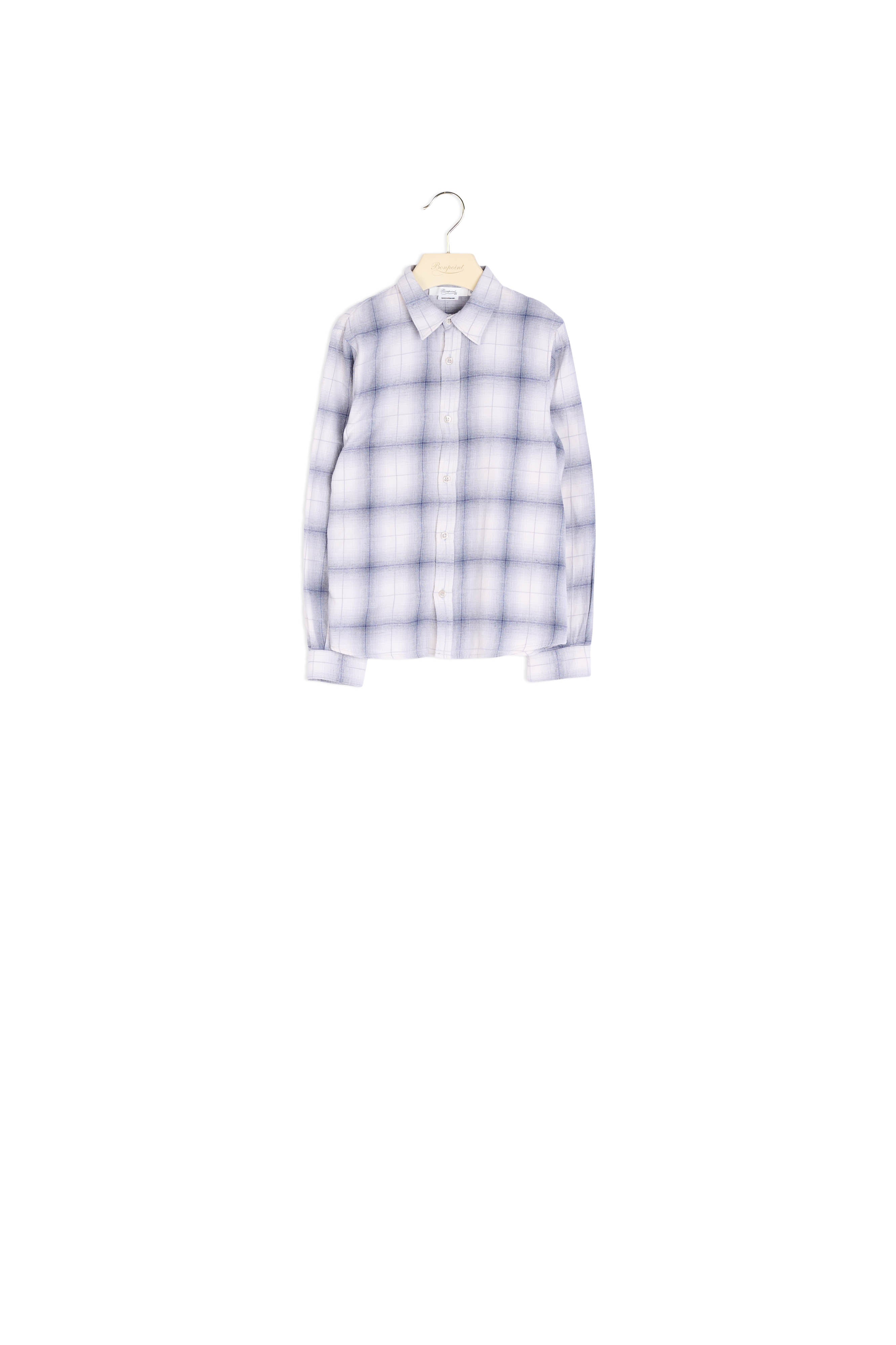 Chemise à carreaux écossais - Bonpoint vintage