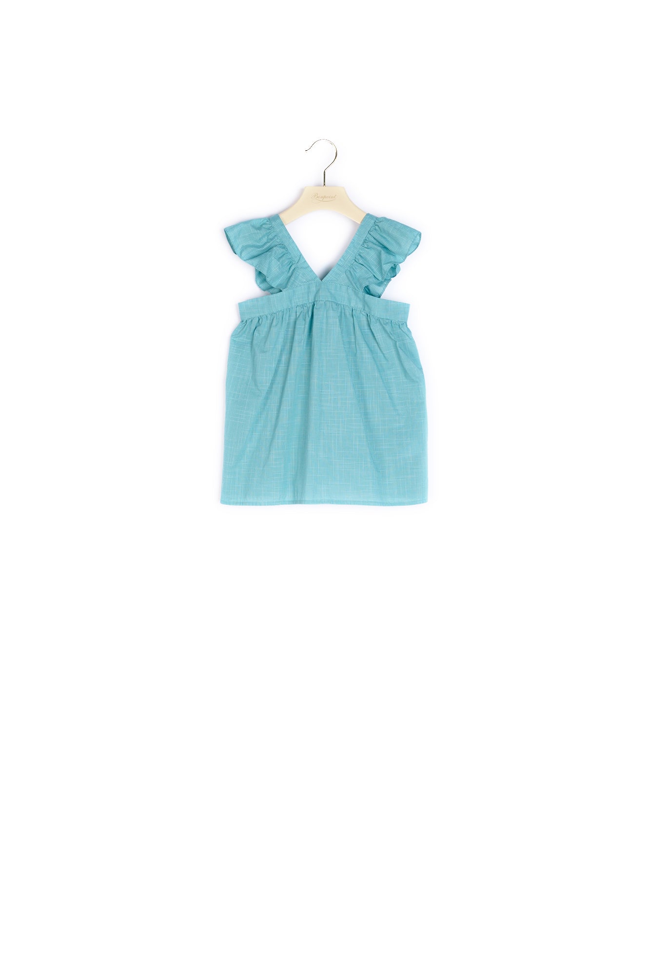 Blouse à bretelles volantées fille - Bonpoint vintage