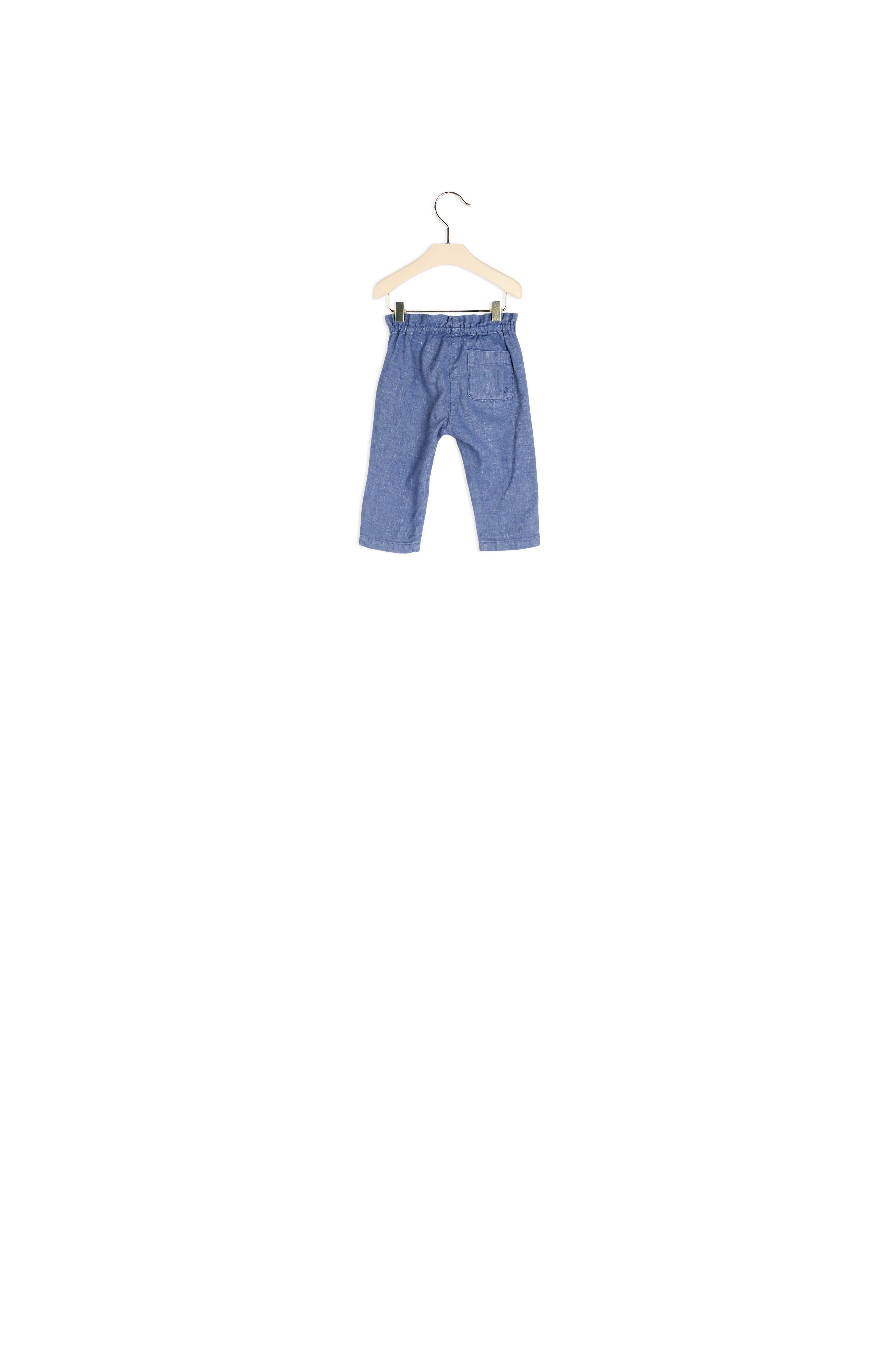 Pantalon en twill lin et coton - Bonpoint vintage