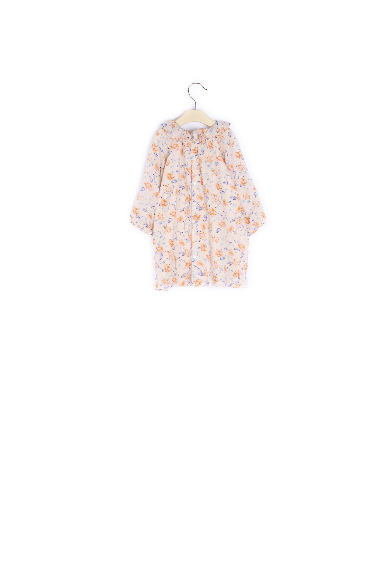 Robe à col volanté bébé - Bonpoint vintage