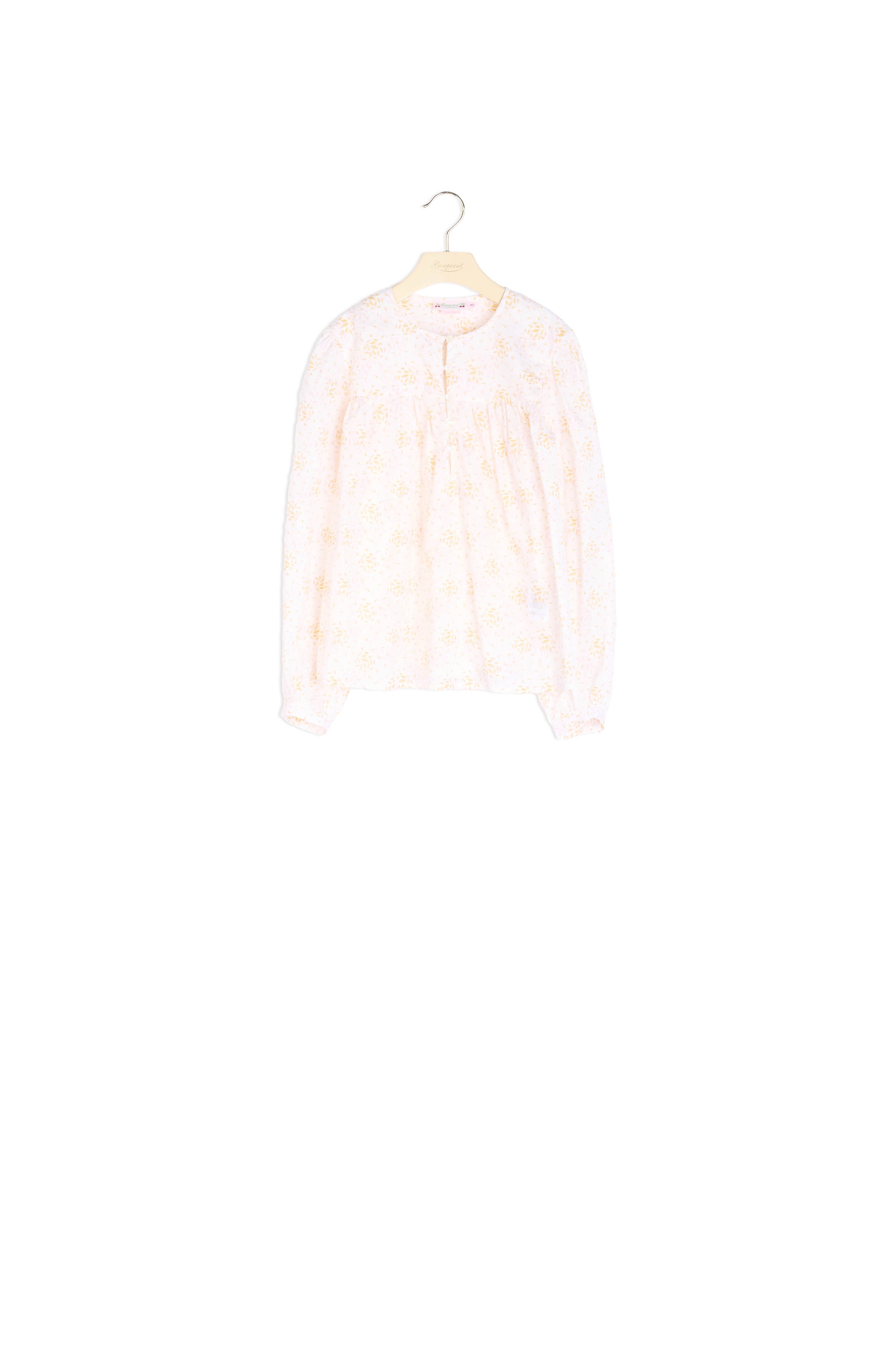 Blouse en coton imprimé fille - Bonpoint vintage