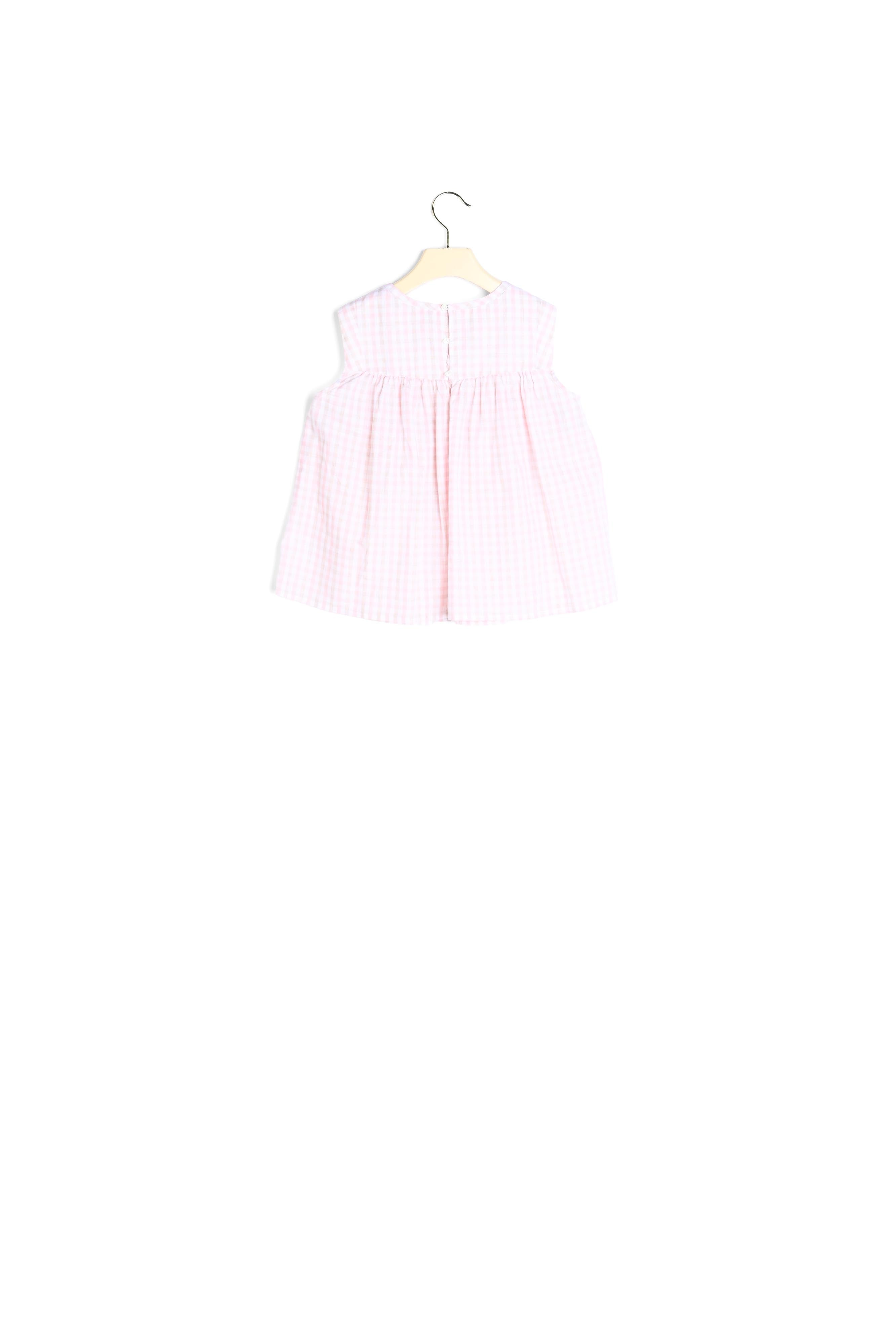 Blouse à carreaux - Bonpoint vintage