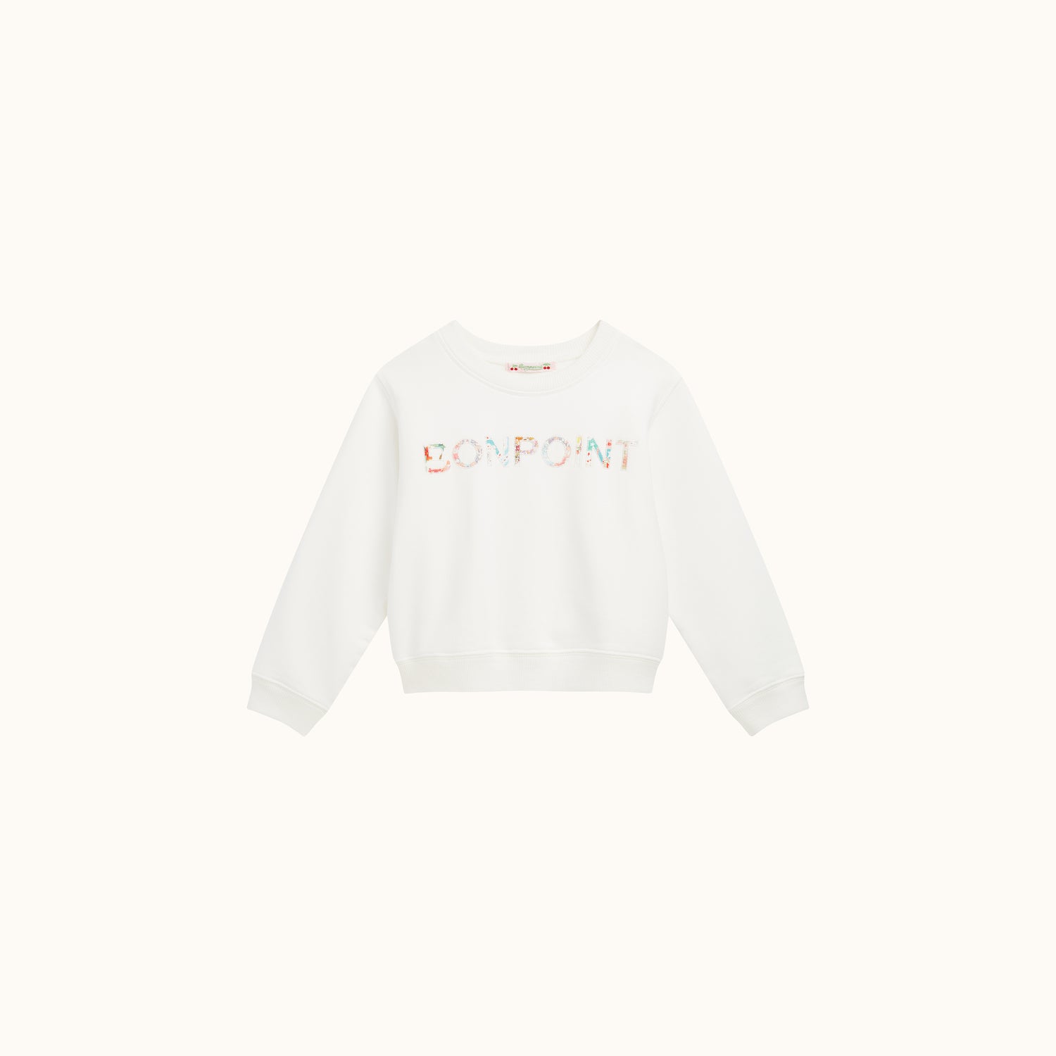 Sweatshirt avec applications Liberty - Bonpoint vintage