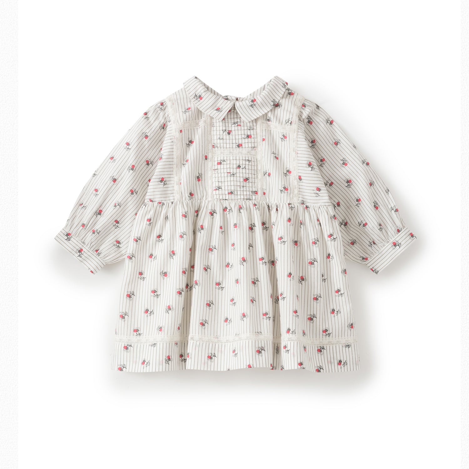 Robe imprimée en popeline légère - Bonpoint vintage
