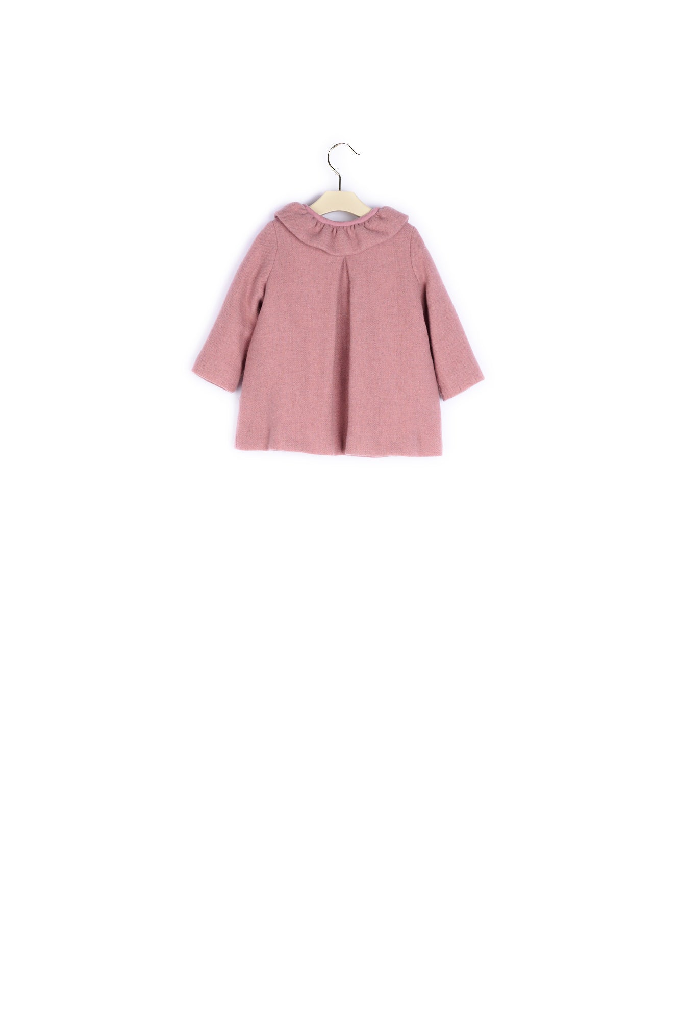 Manteau en laine sergée avec collerette - Bonpoint vintage