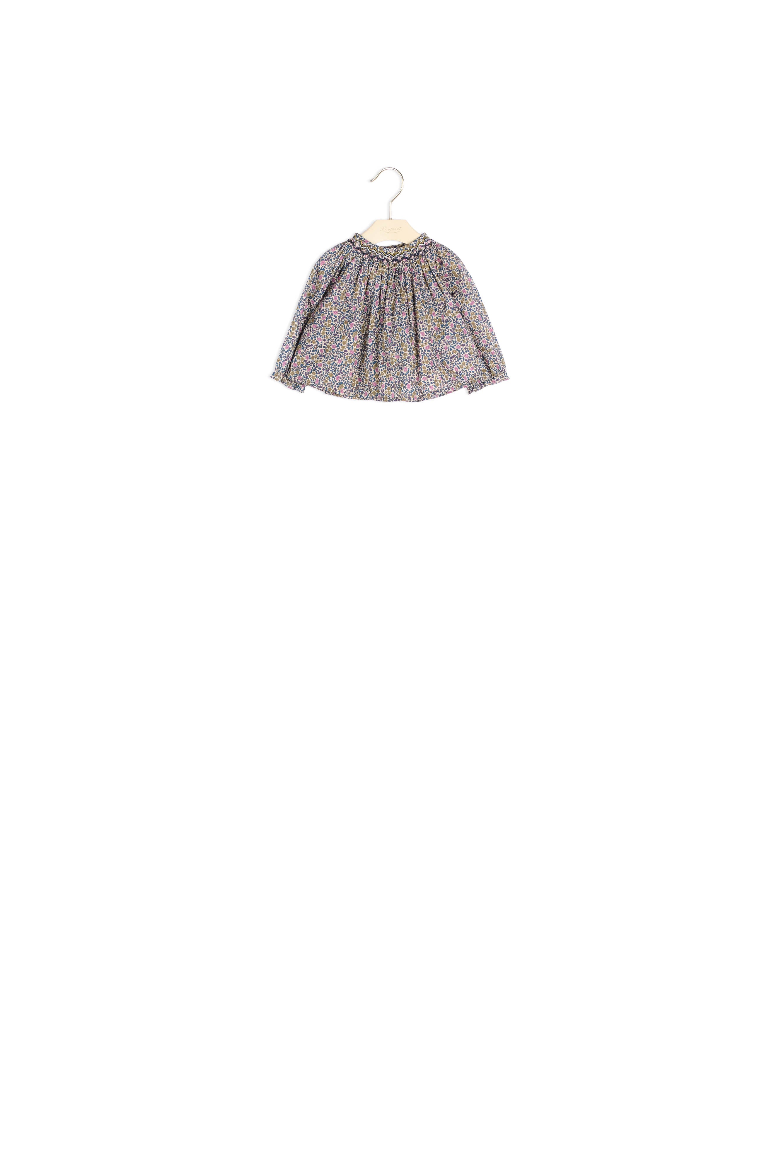 Blouse smockée Griotte - Bonpoint vintage