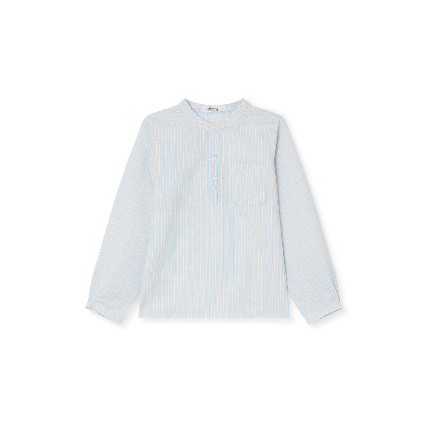 Chemise à col mao garçon - Bonpoint vintage