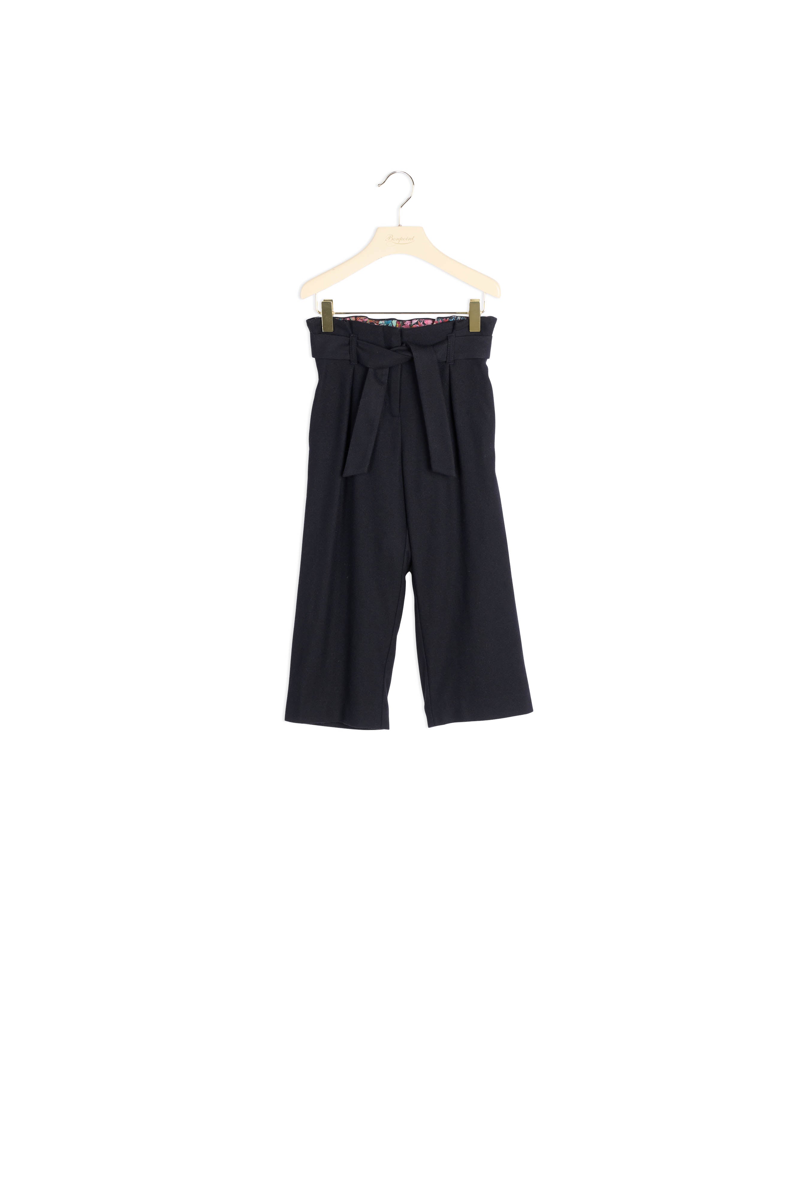Pantalon en flanelle ceinturé - Bonpoint vintage