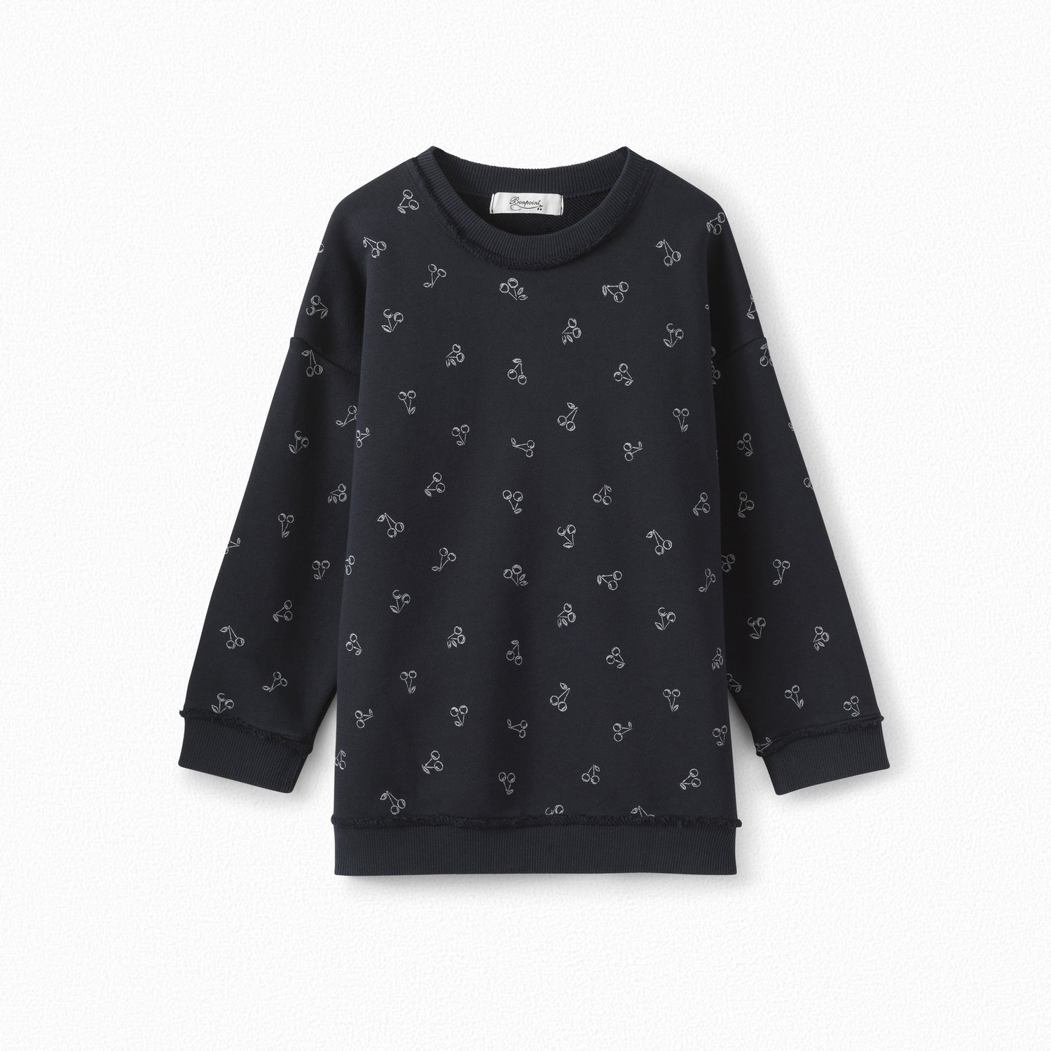Sweatshirt imprimé cerises fille - Bonpoint vintage