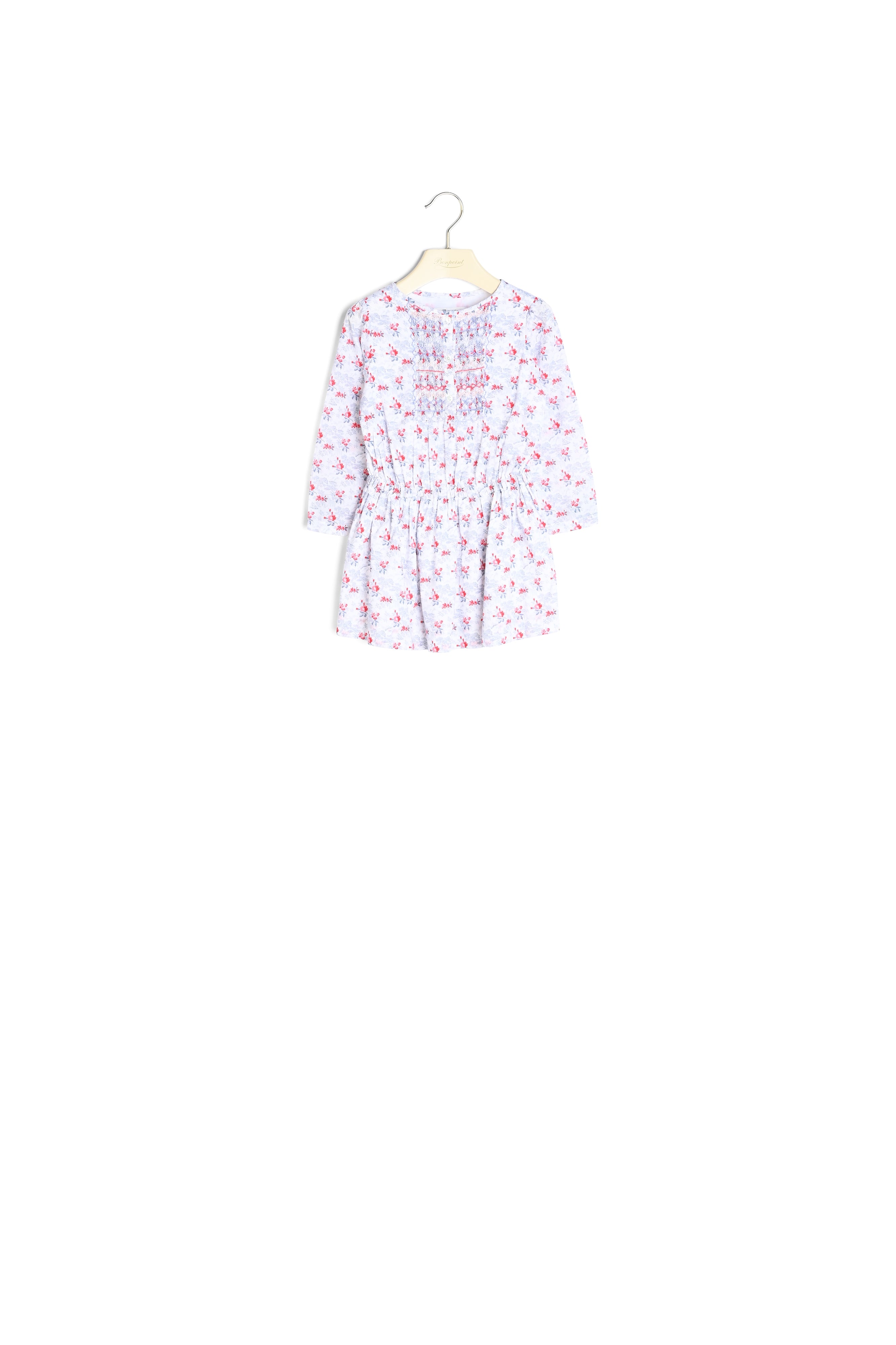 Robe smockée en tissu Liberty exclusif - Bonpoint vintage