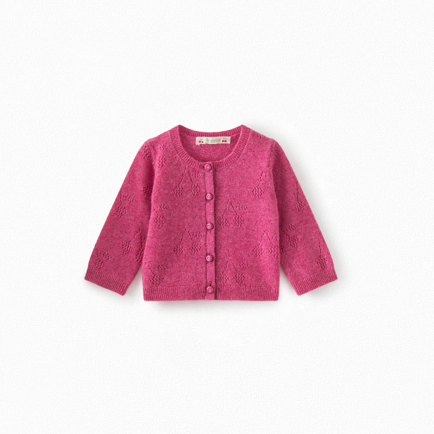 Cardigan en cachemire ajouré - Bonpoint vintage