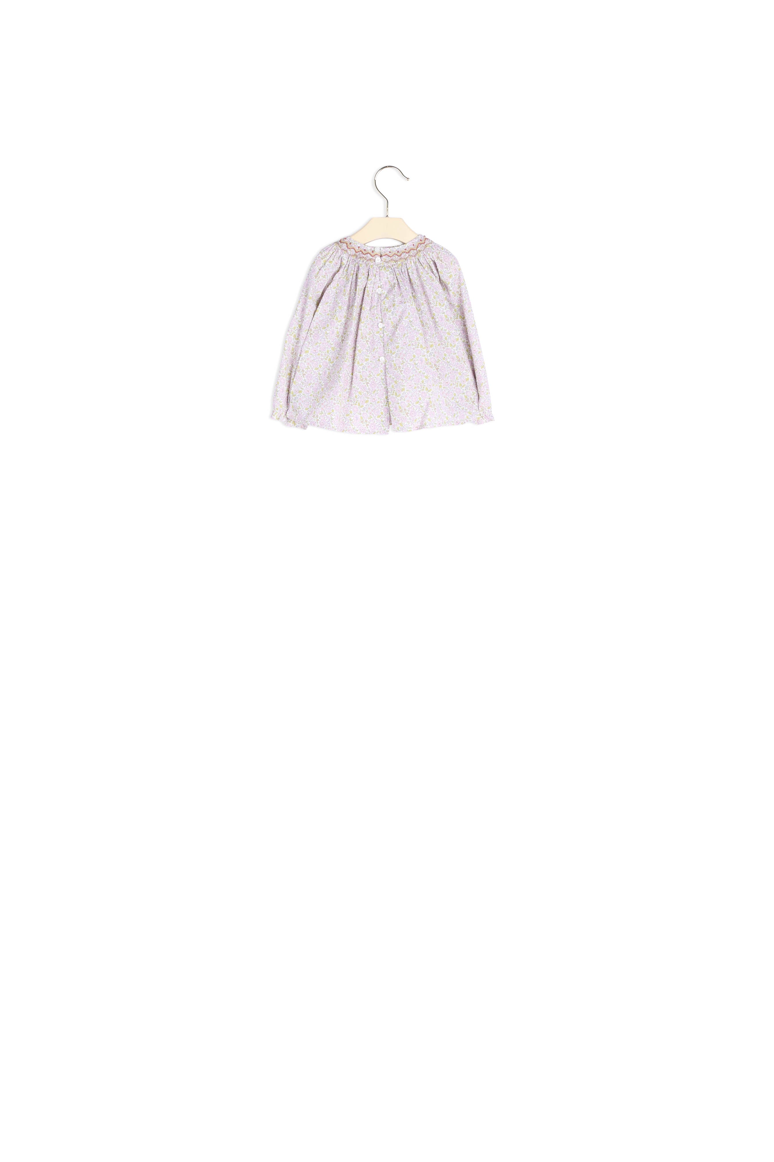 Blouse smockée Griotte - Bonpoint vintage