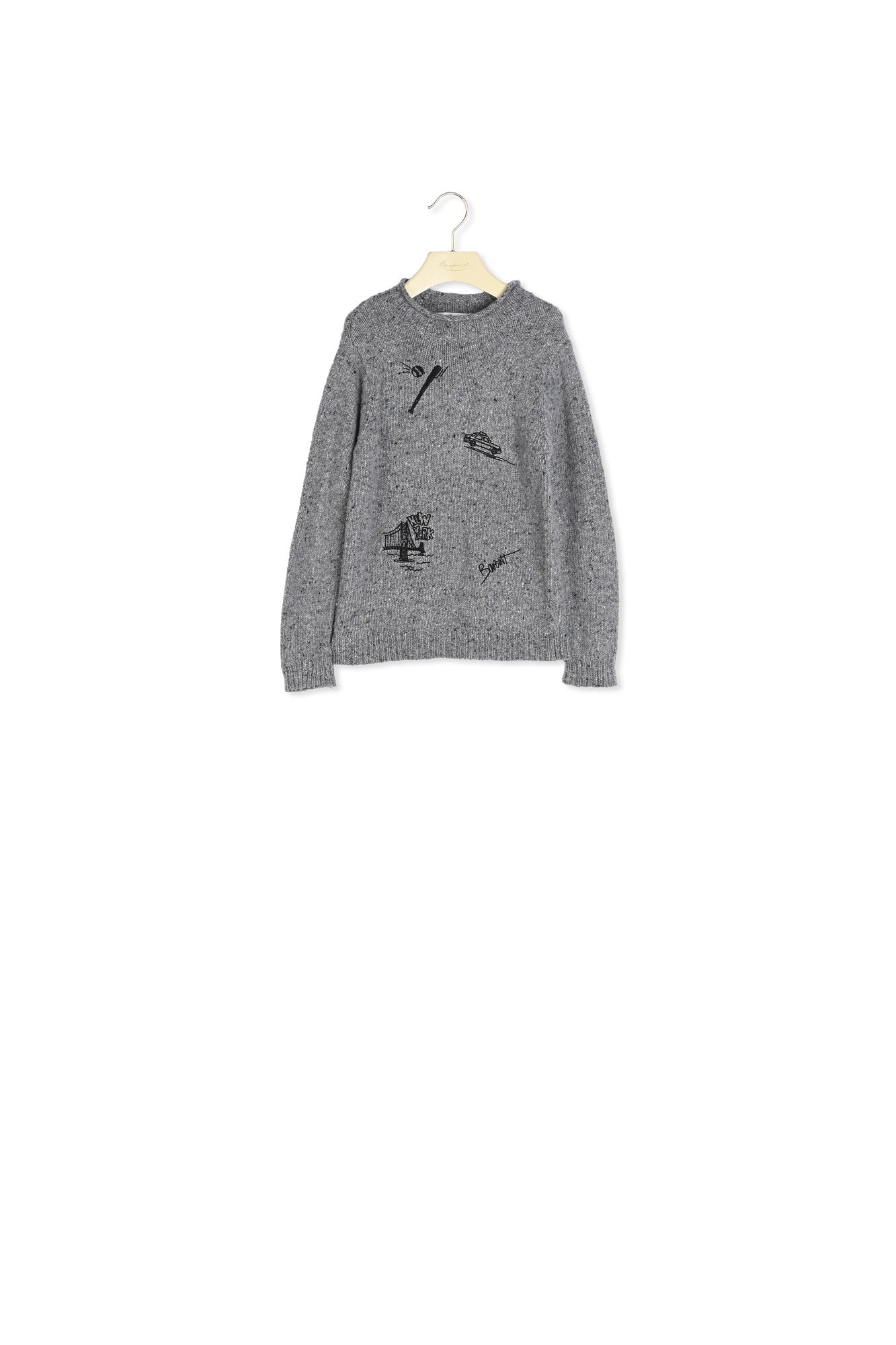 Pull brodé - Bonpoint vintage