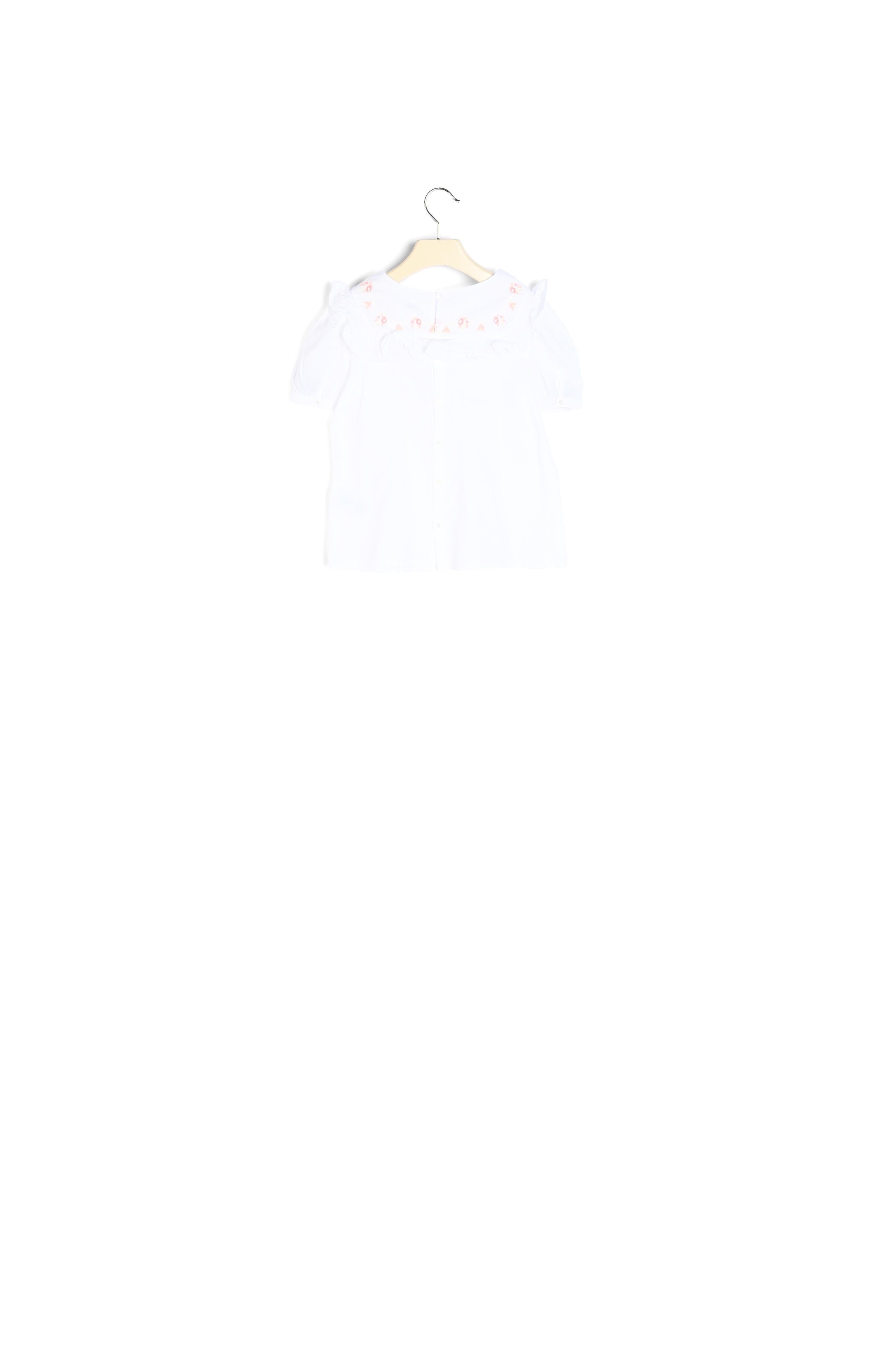Blouse en voile brodé - Bonpoint vintage