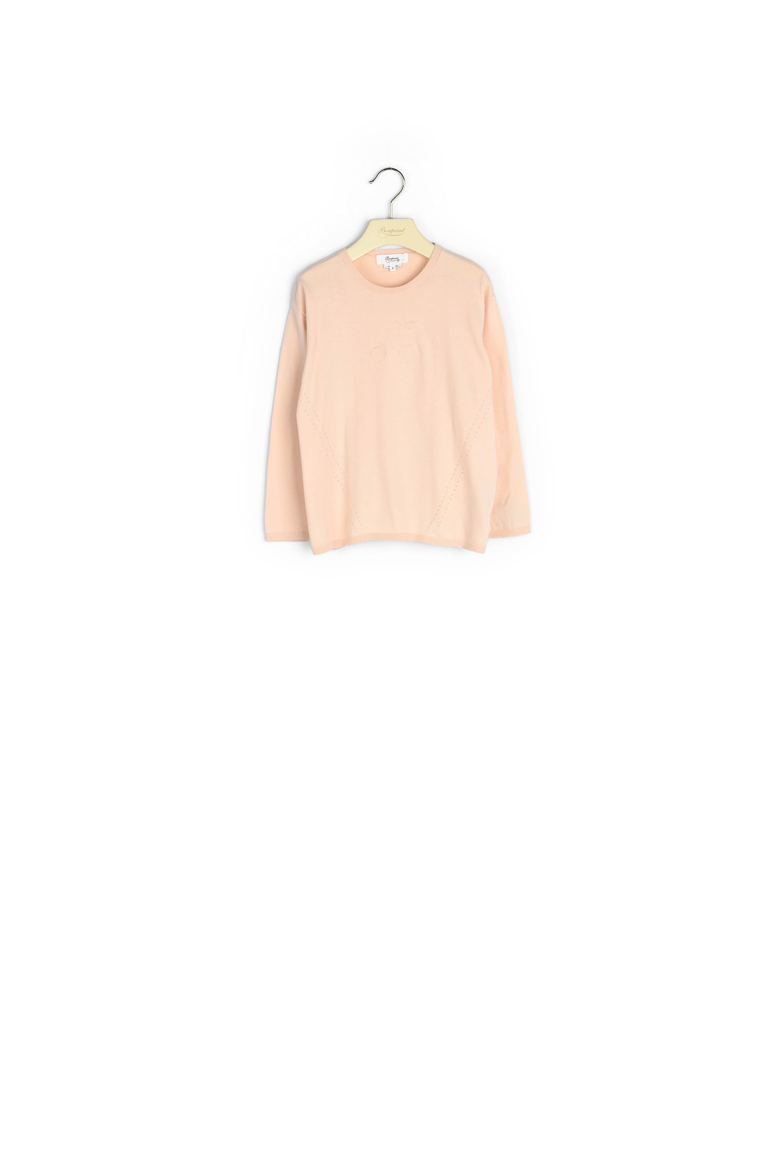 Pull à manches longues brodé - Bonpoint vintage