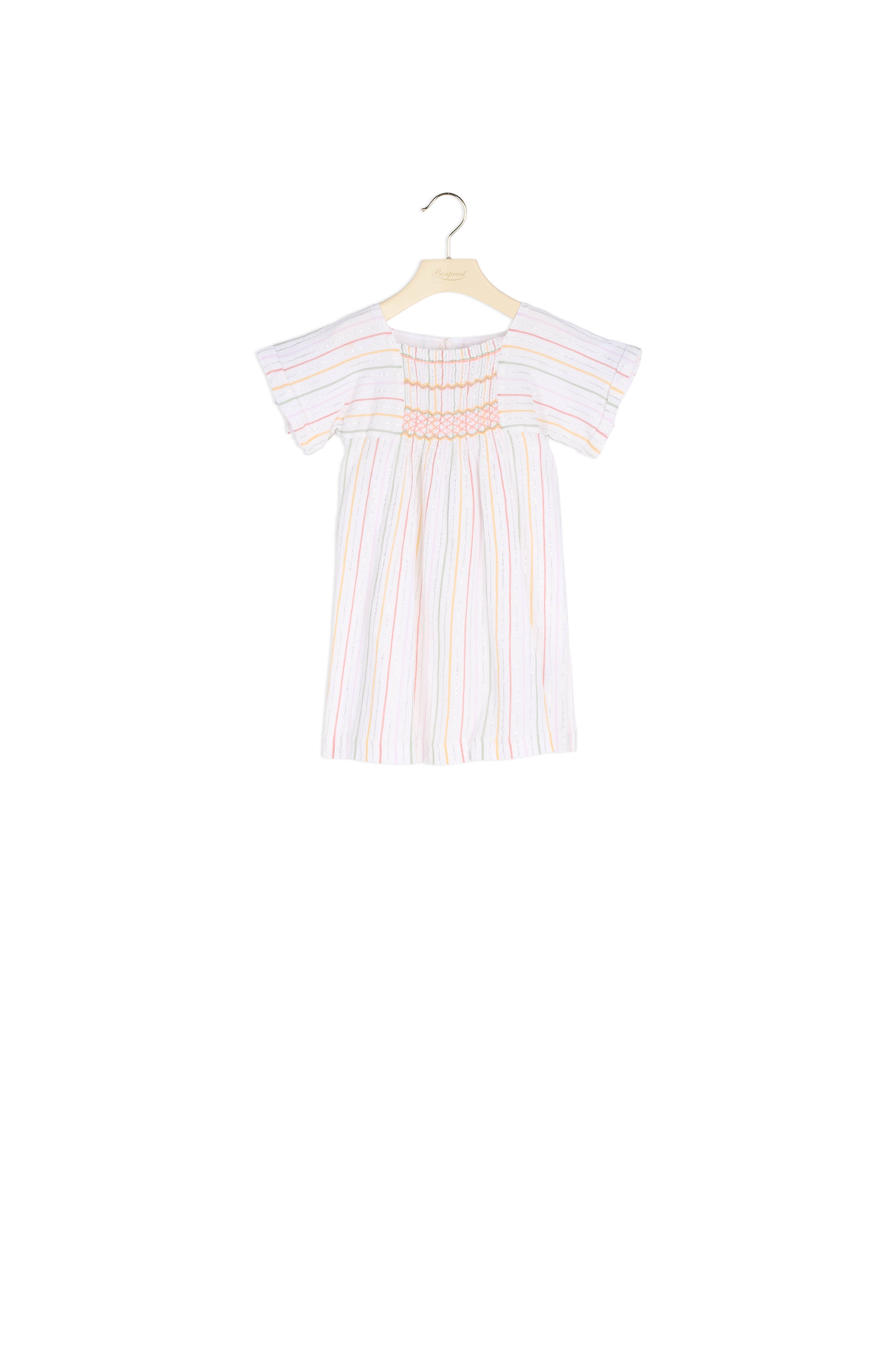 Robe Paysanne rayures - Bonpoint vintage