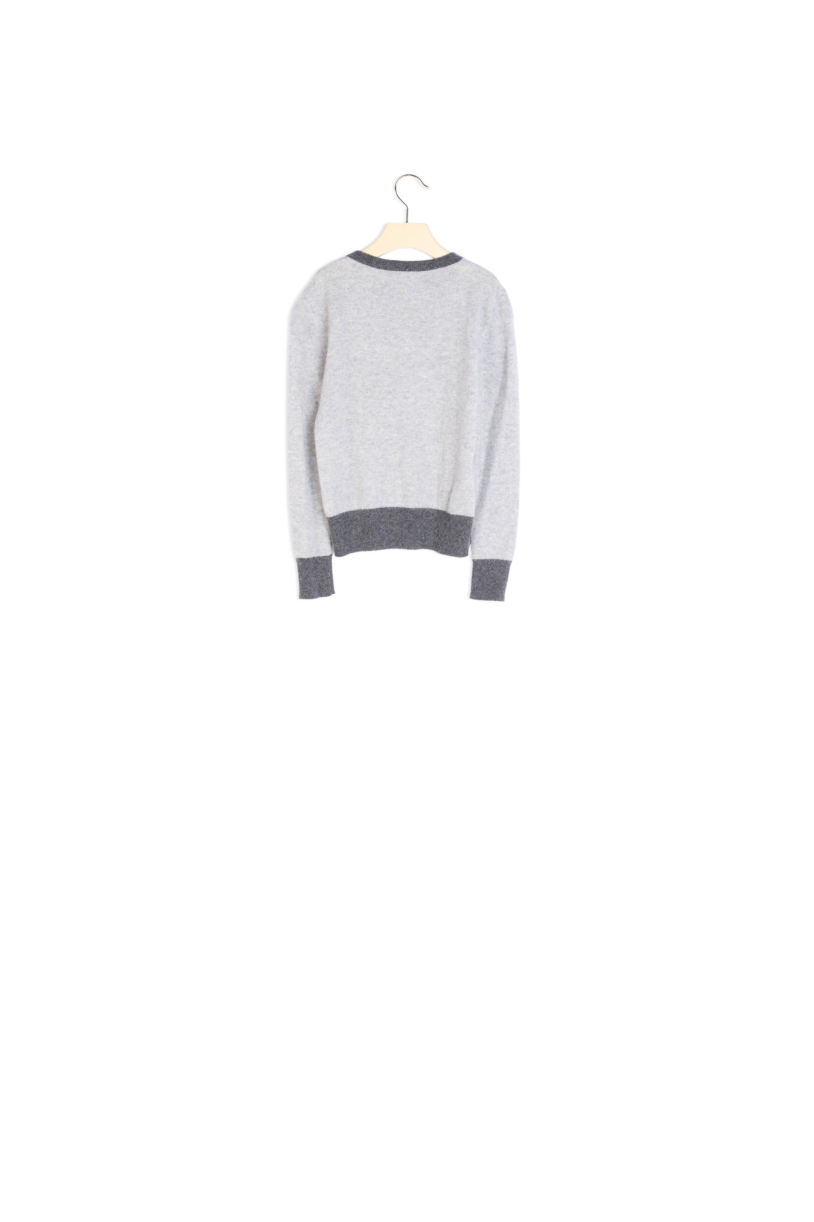 Pull cachemire avec cerises géantes - Bonpoint vintage