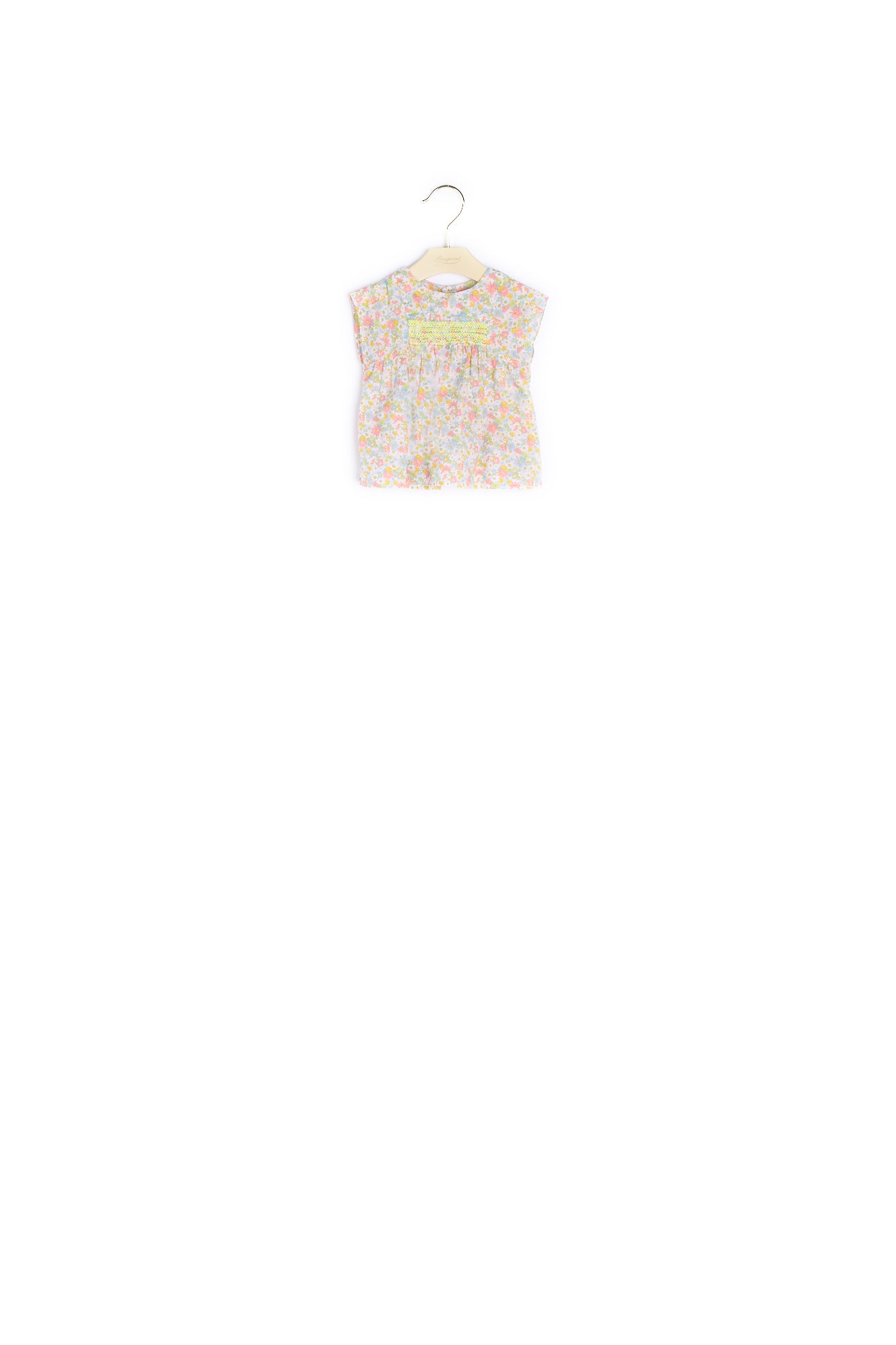 Blouse en tissu Liberty bébé - Bonpoint vintage
