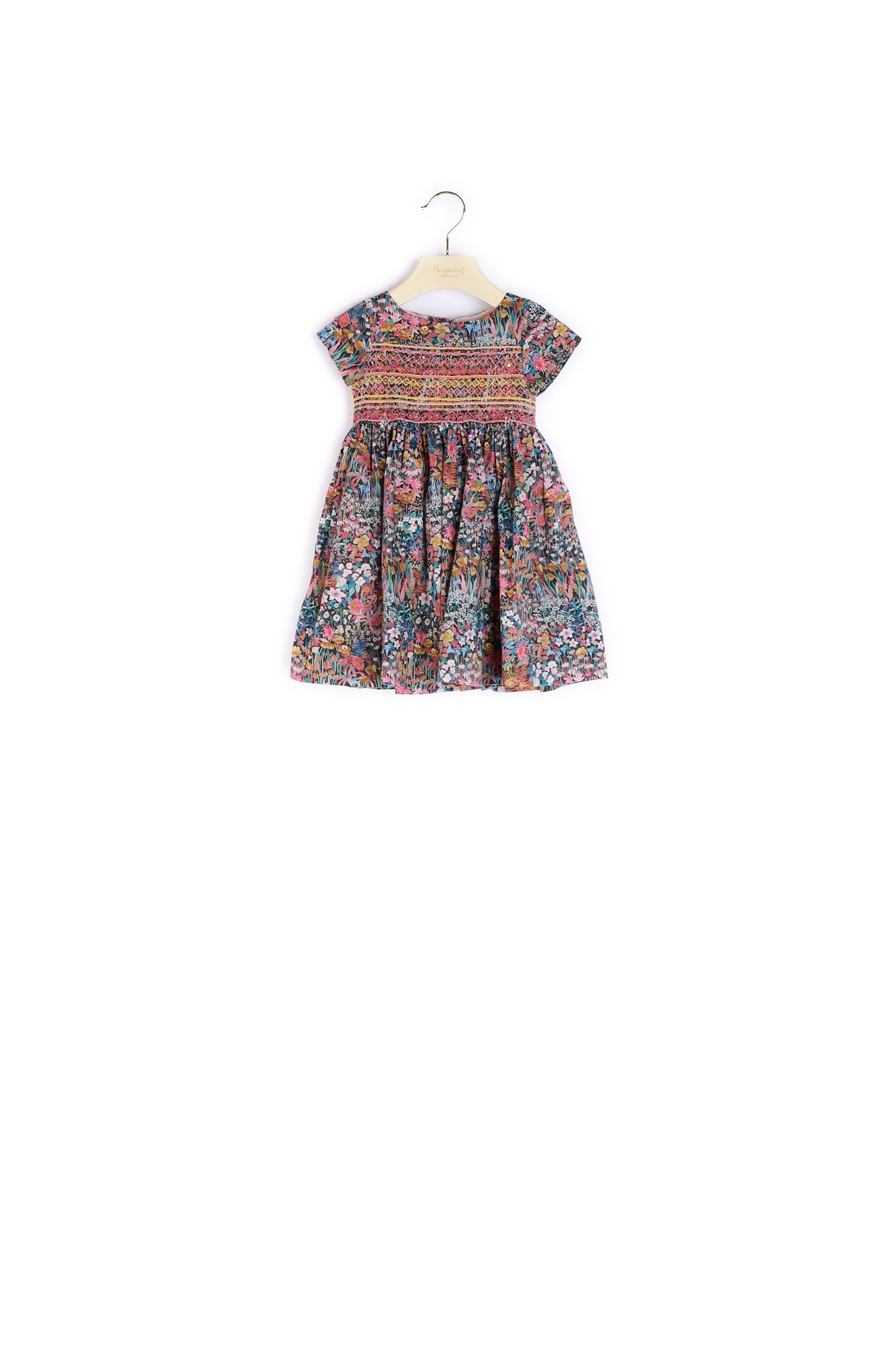 Robe en tissu Liberty fille - Bonpoint vintage