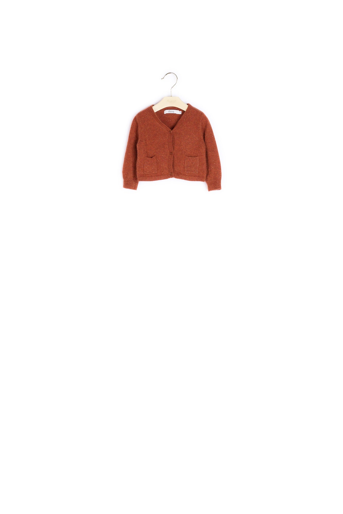 Cardigan col V en cachemire - Bonpoint vintage