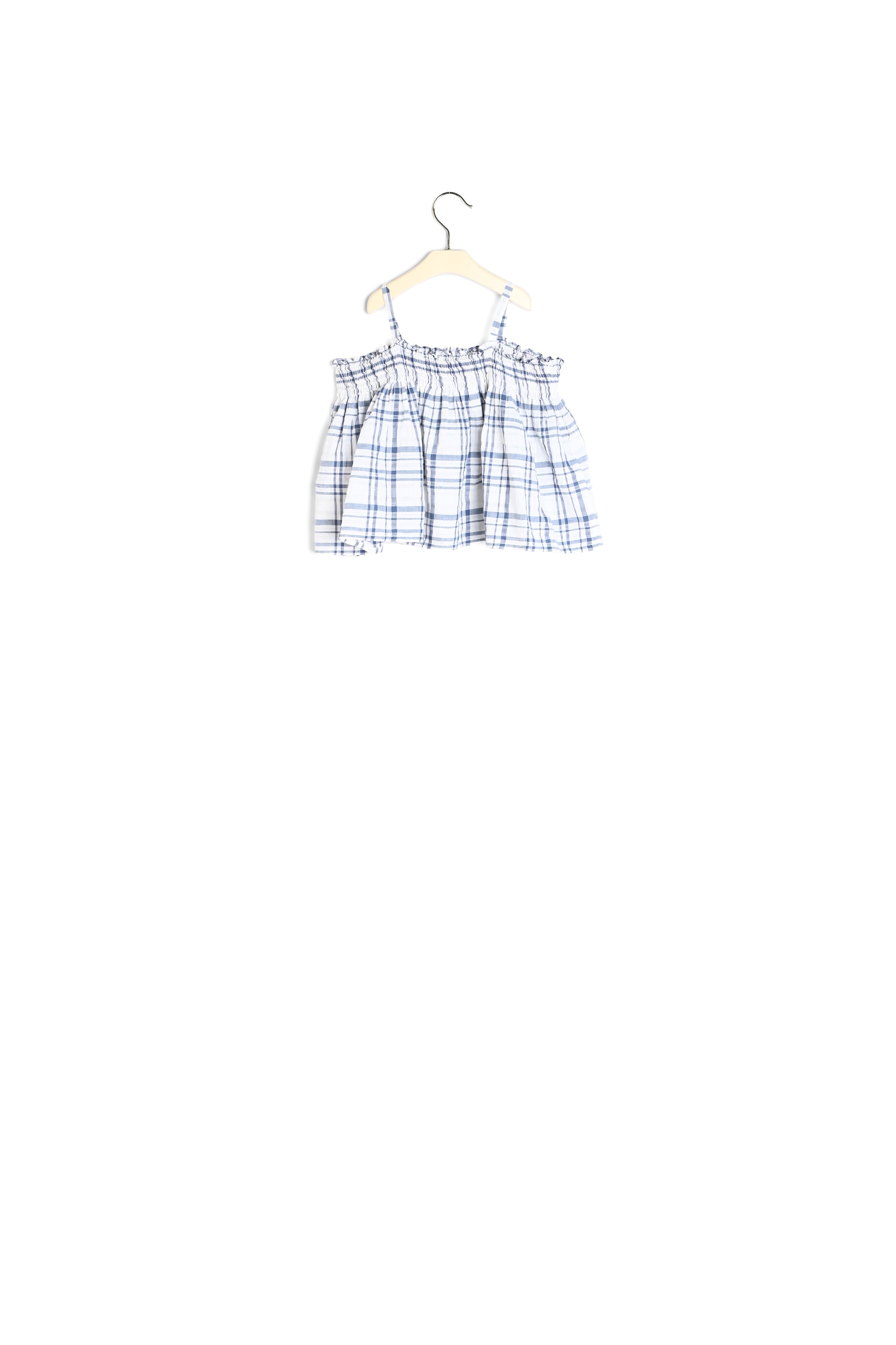 Blouse smockée Abricot - Bonpoint vintage