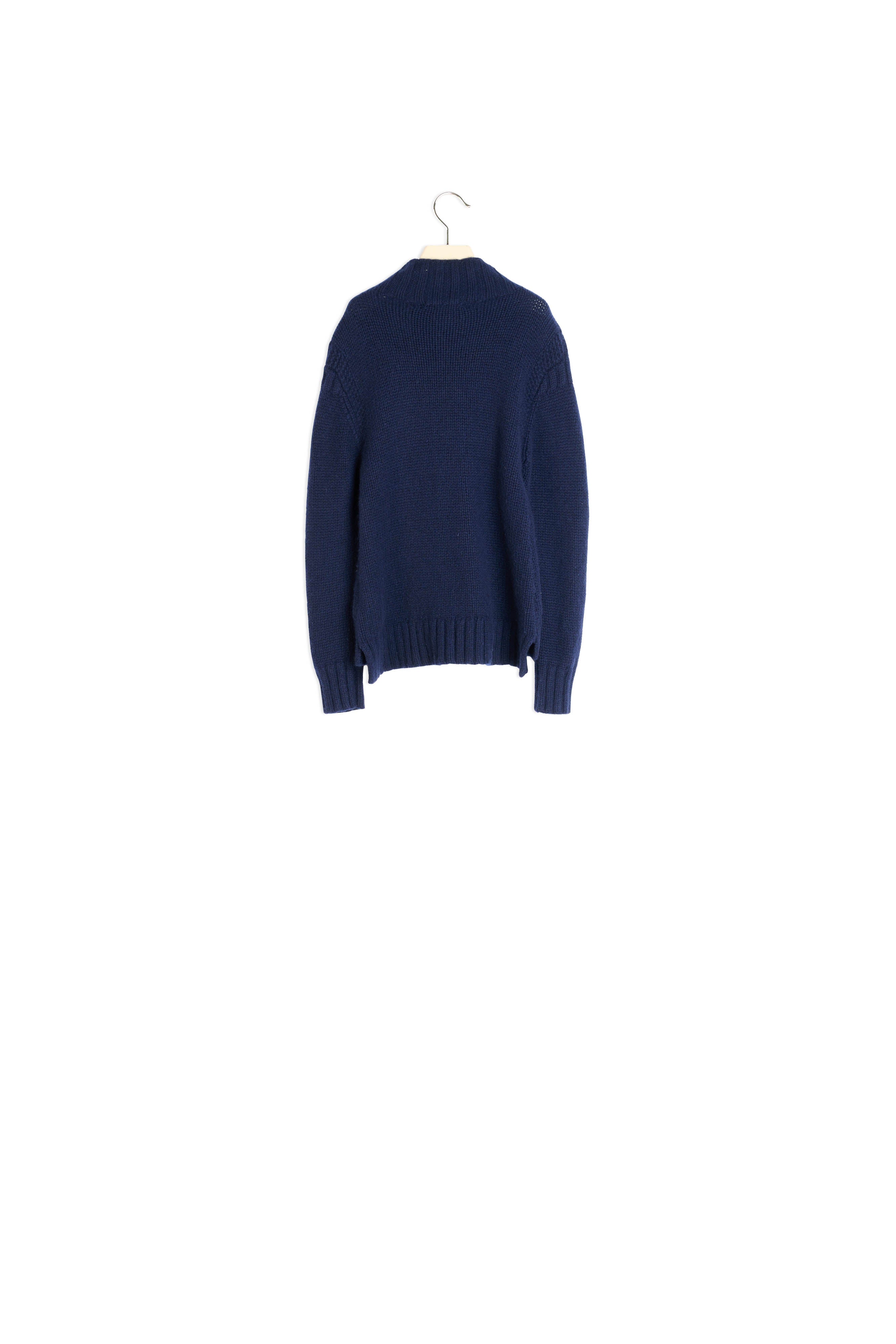 Pull en cachemire à col montant - Bonpoint vintage