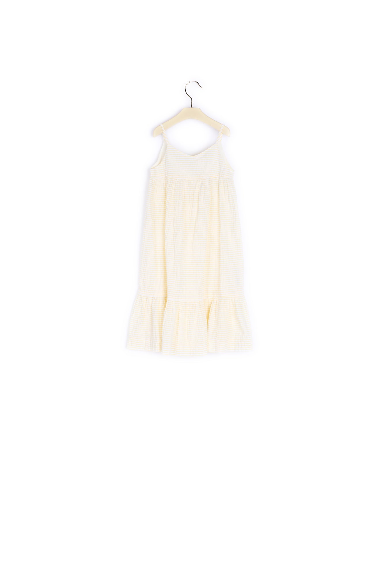 Robe en coton gaufré rayé - Bonpoint vintage