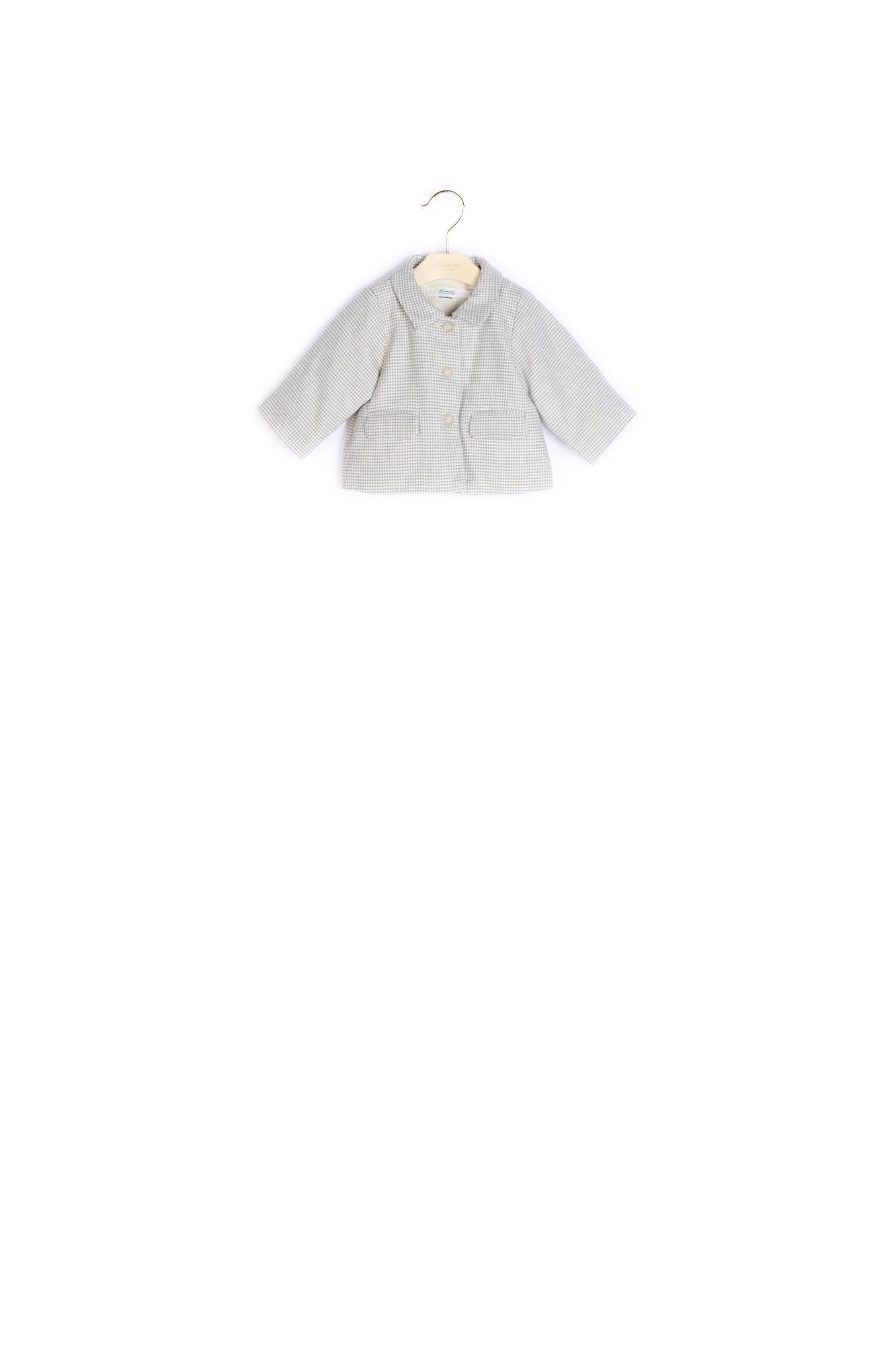 Manteau motif pied-de-poule - Bonpoint vintage