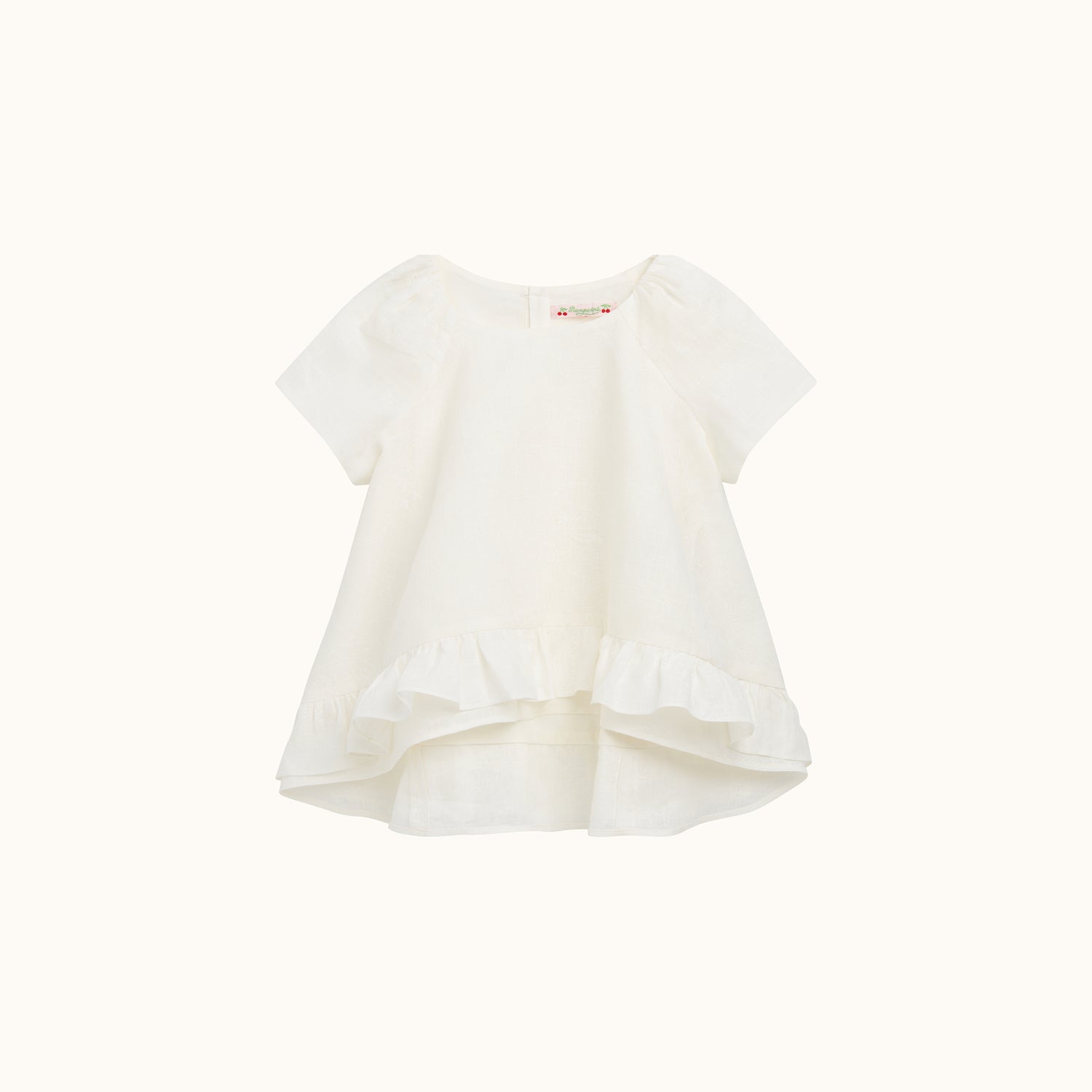 Blouse manches courtes habillée Noli - Bonpoint vintage