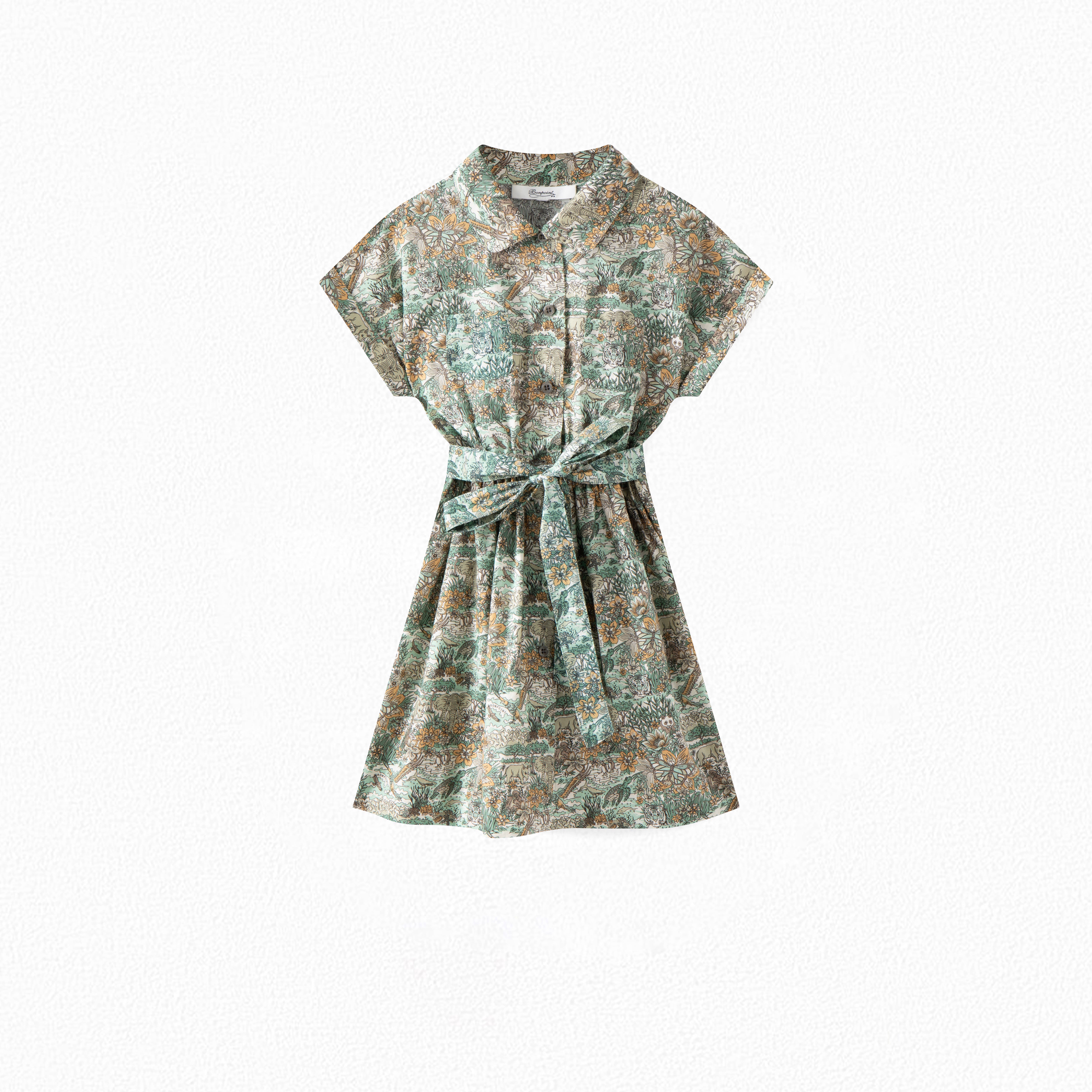 Robe en tissu Liberty exclusif fille - Bonpoint vintage
