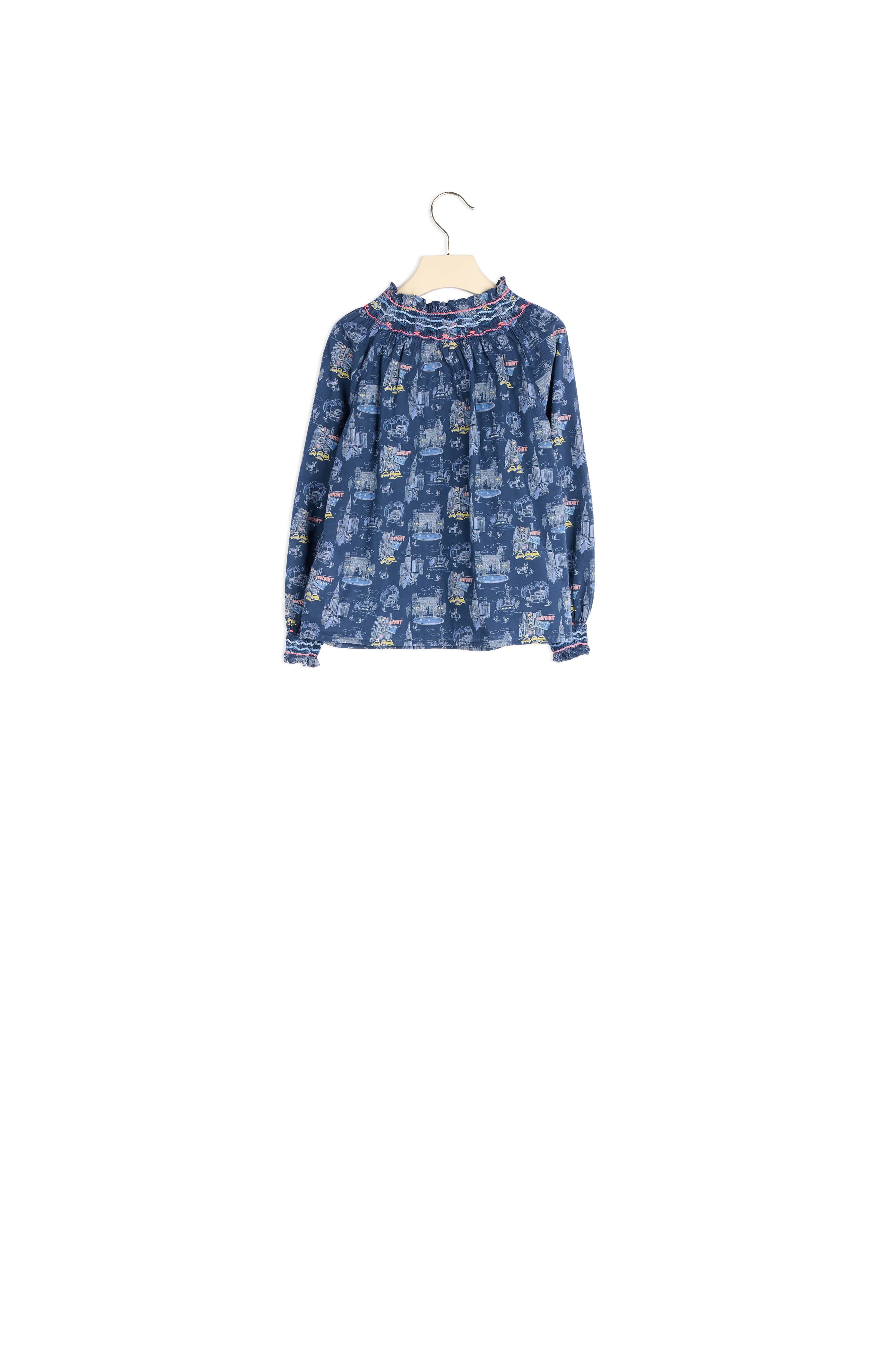Blouse en tissu Liberty exclusif - Bonpoint vintage