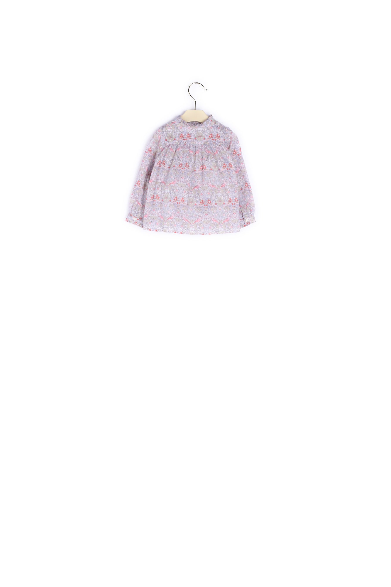Blouse en tissu Liberty à plis - Bonpoint vintage