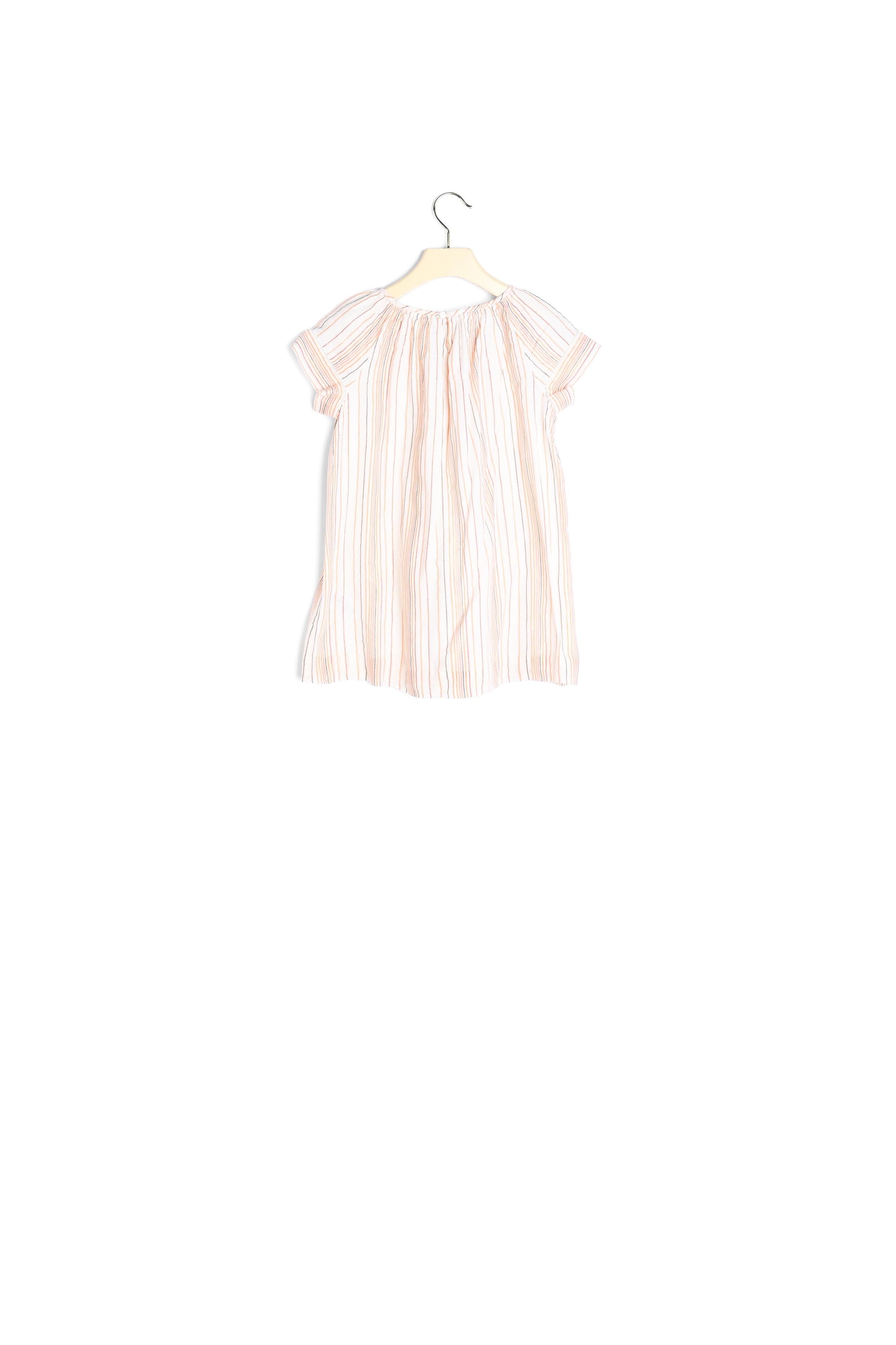 Robe en popeline rayée - Bonpoint vintage