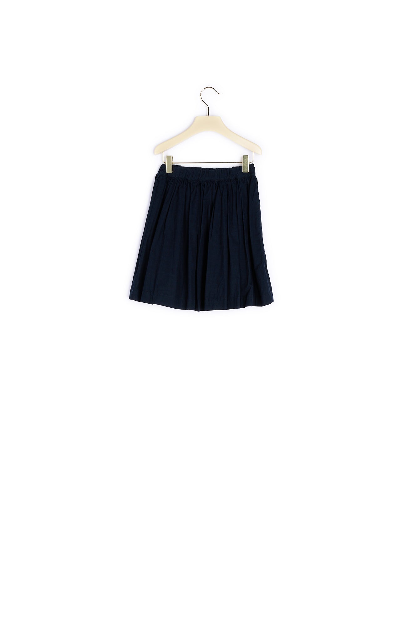 Jupe courte ample fille en velours milleplumes - Bonpoint vintage