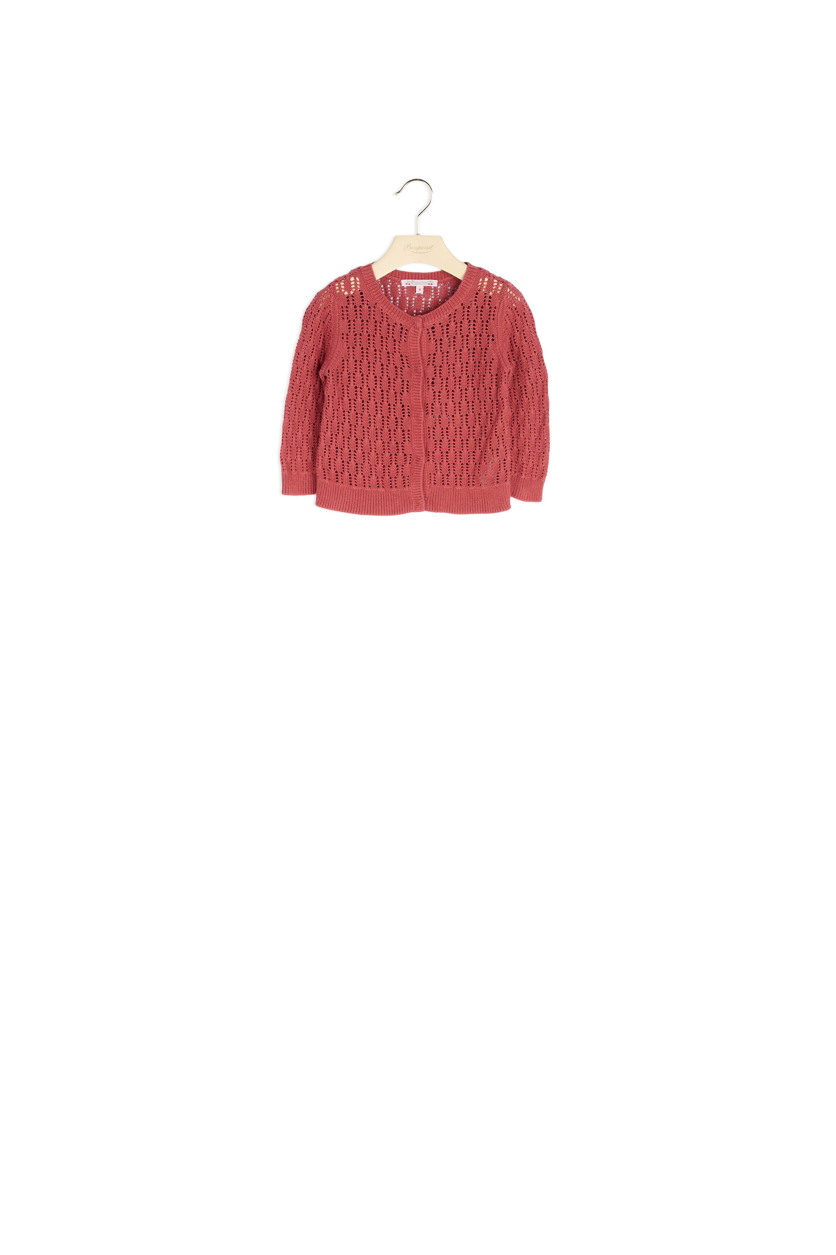 Cardigan ajouré - Bonpoint vintage