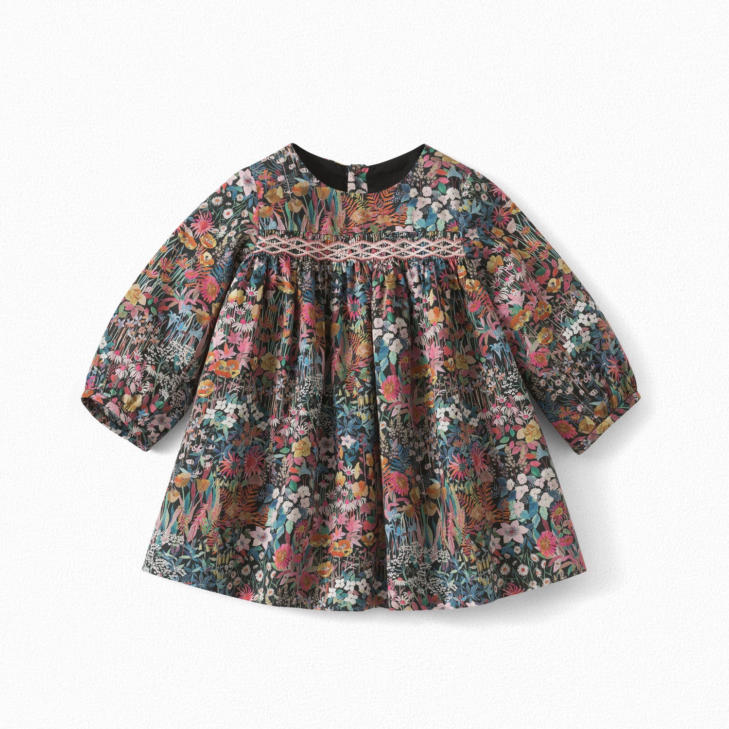Robe en tissu Liberty exclusif bébé - Bonpoint vintage