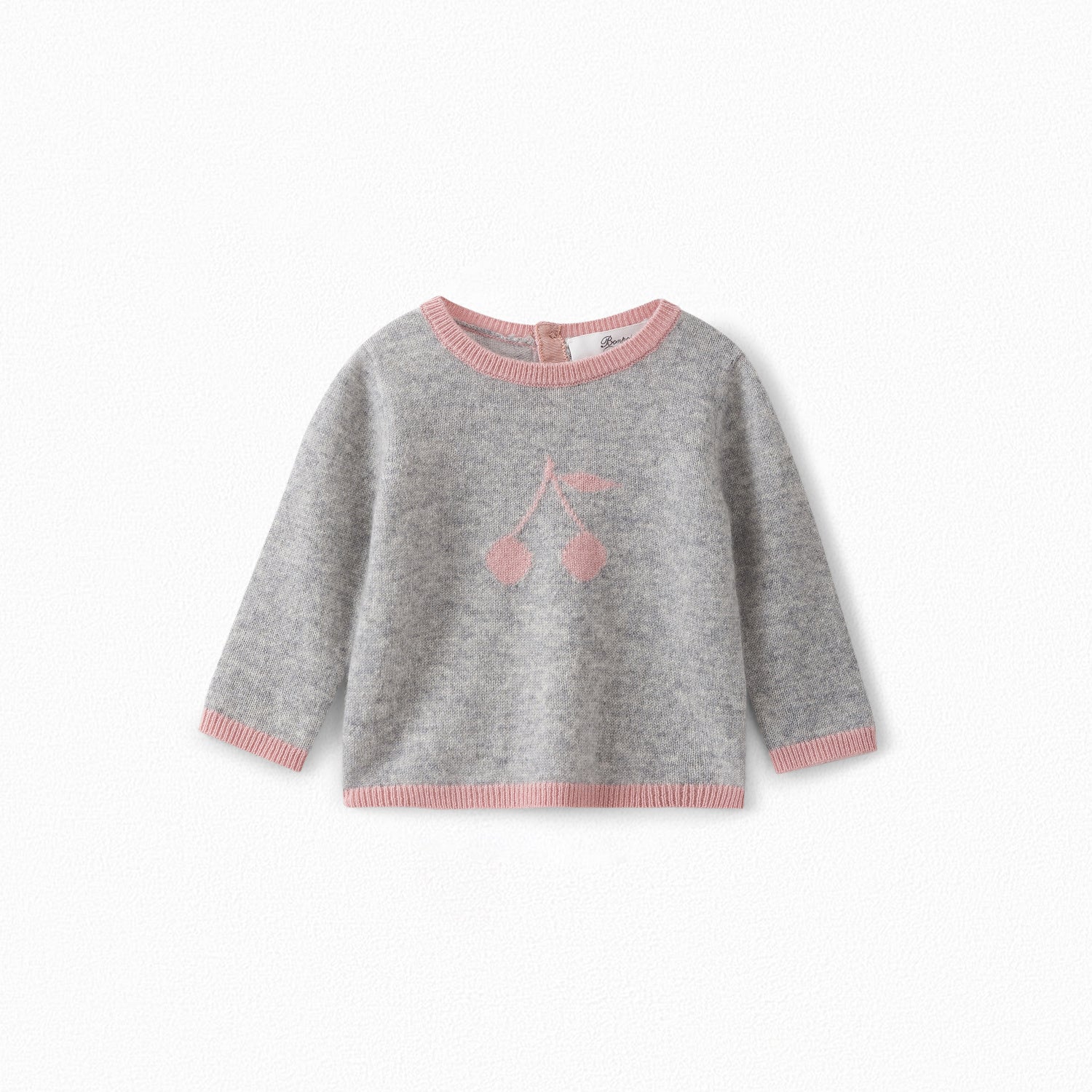Pull en cachemire intarsia - Bonpoint vintage