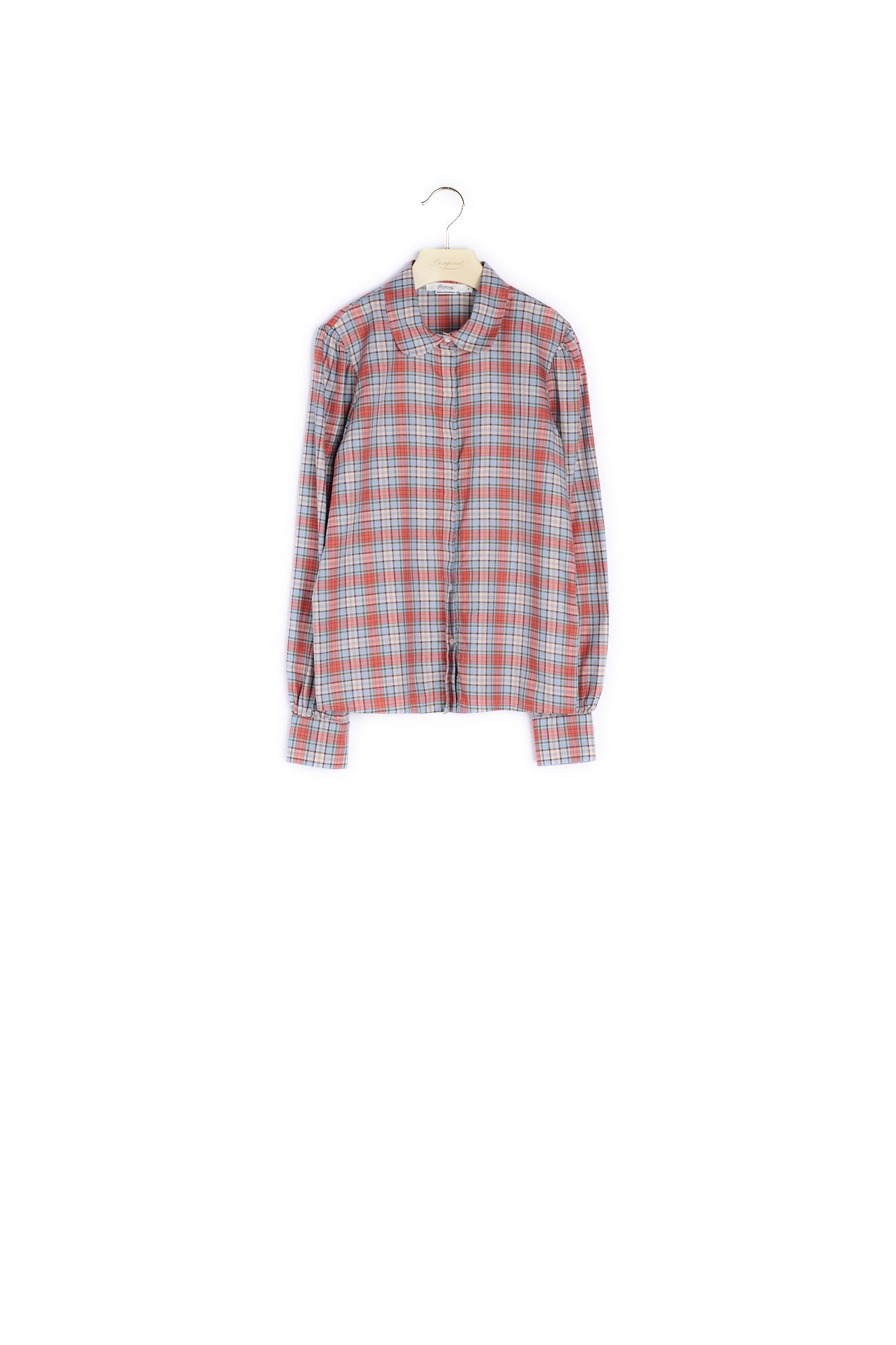 Blouse à carreaux fille - Bonpoint vintage