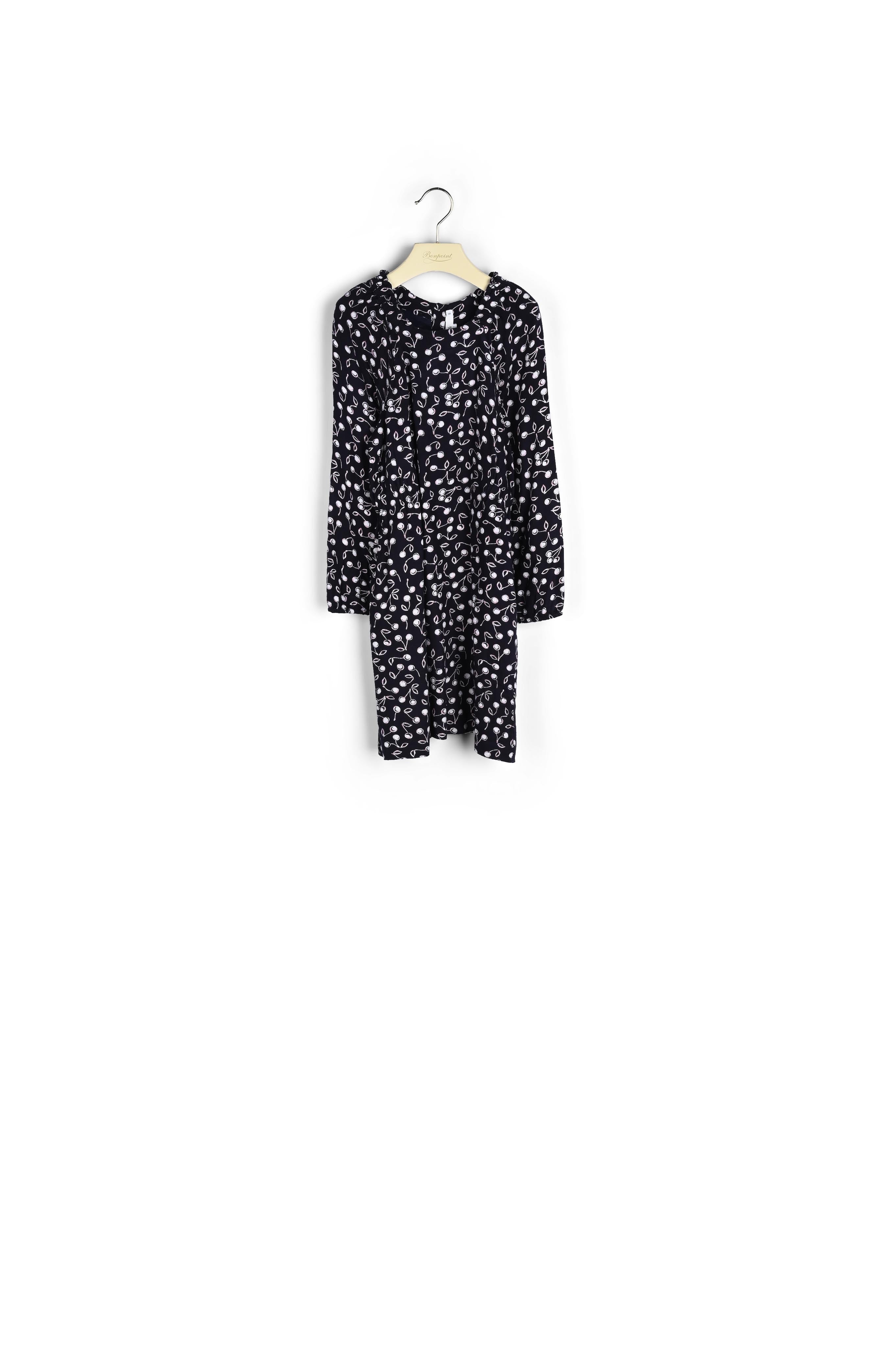 Robe en twill imprimé cerises - Bonpoint vintage