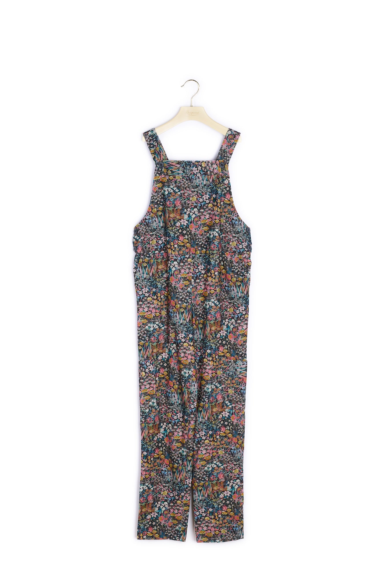 Salopette fille en tissu liberty velours - Bonpoint vintage