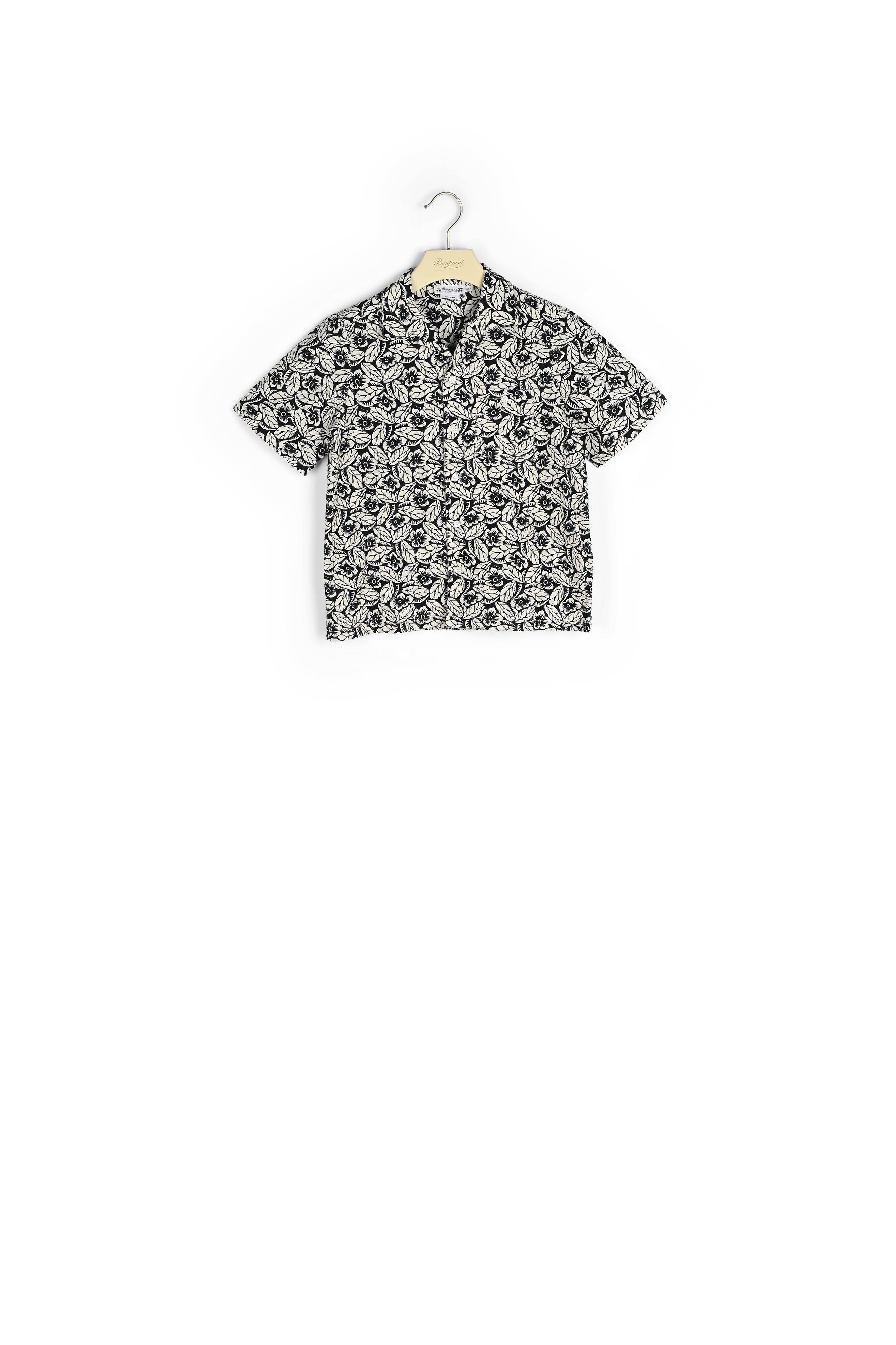 Chemise en coton imprimé - Bonpoint vintage