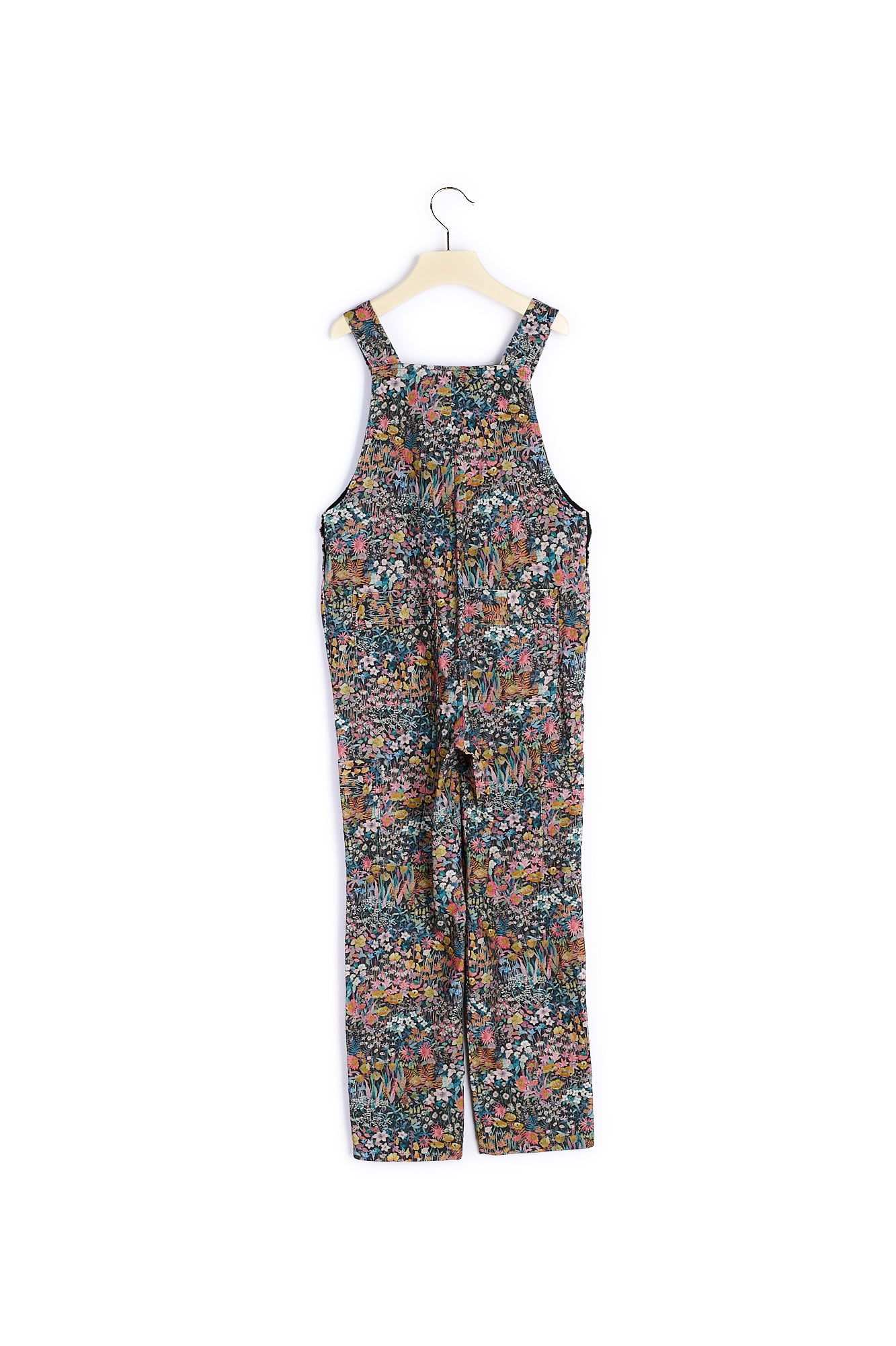 Salopette en tissu liberty velours - Bonpoint vintage