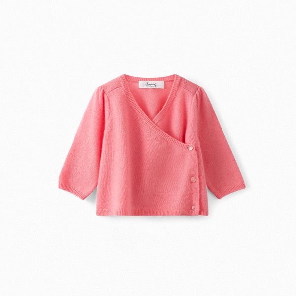 Cardigan croisé en cachemire - Bonpoint vintage