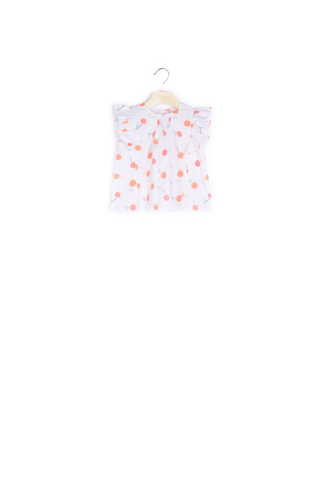 Blouse en popeline imprimée - Bonpoint vintage