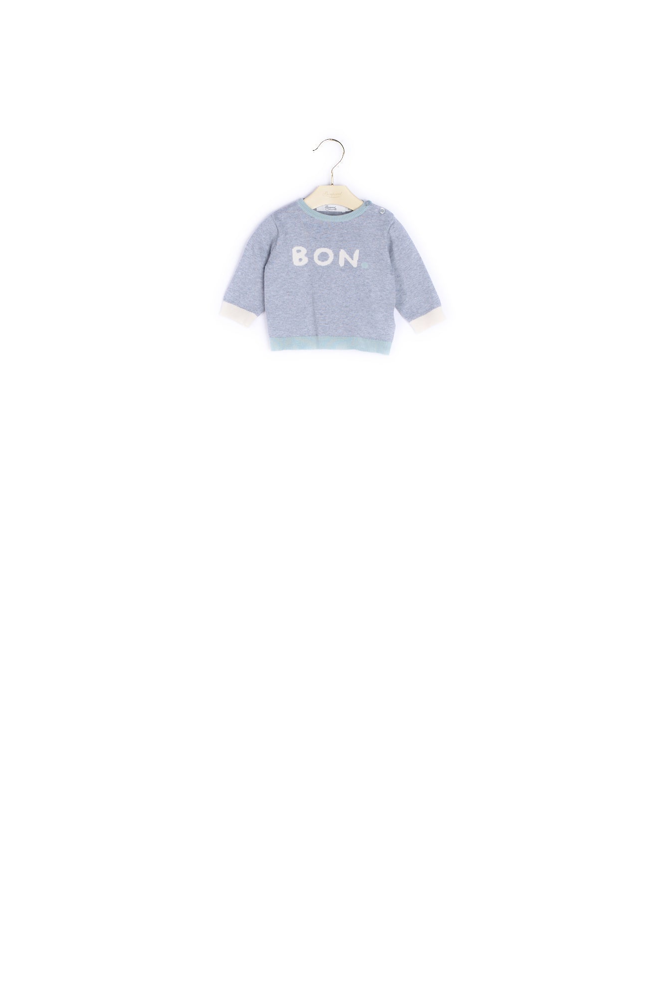 Pull en coton intarsia bébé - Bonpoint vintage
