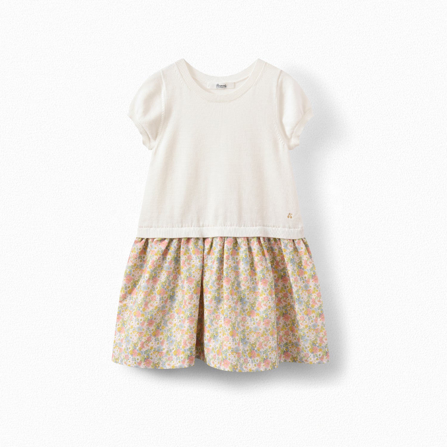 Robe bimatière - Bonpoint vintage