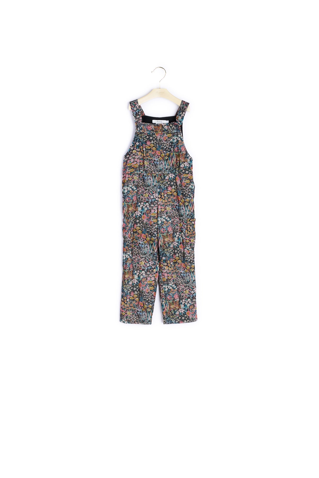 Salopette en tissu liberty velours - Bonpoint vintage