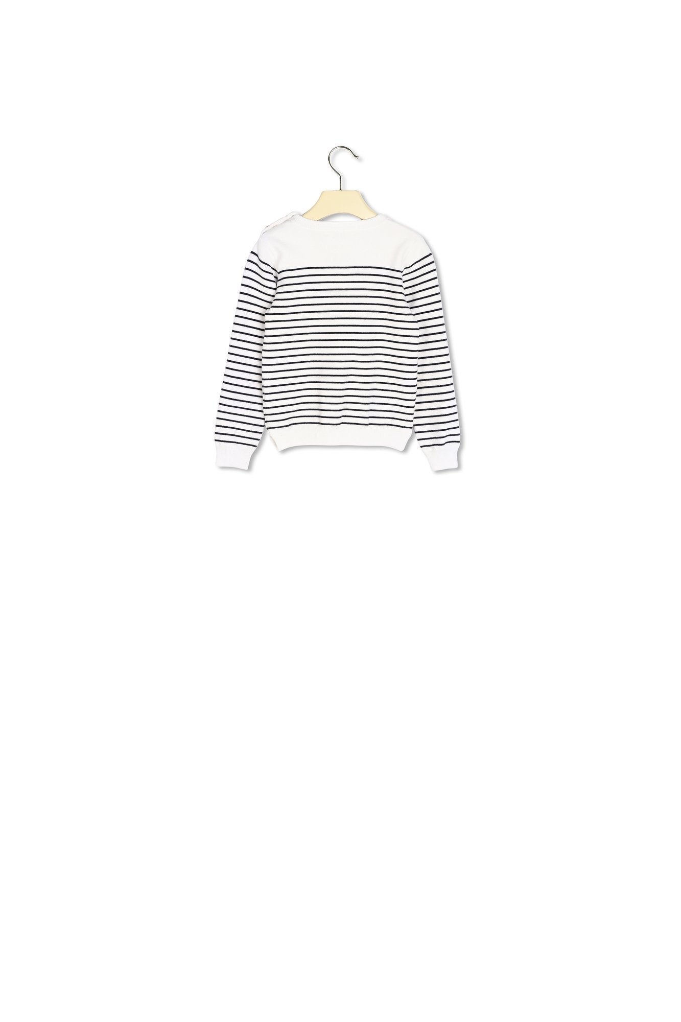 Pull marinière à pompon rayures - Bonpoint vintage